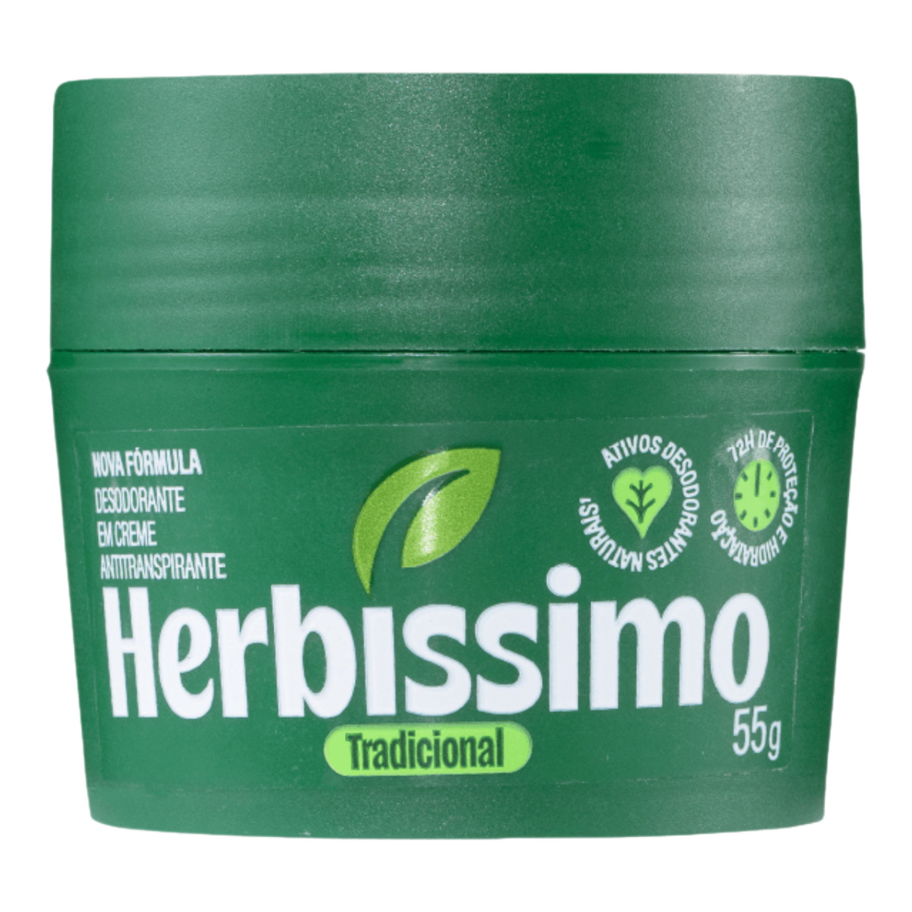 Desodorante Antitranspirante Creme Herb&iacute;ssimo Tradicional 55g