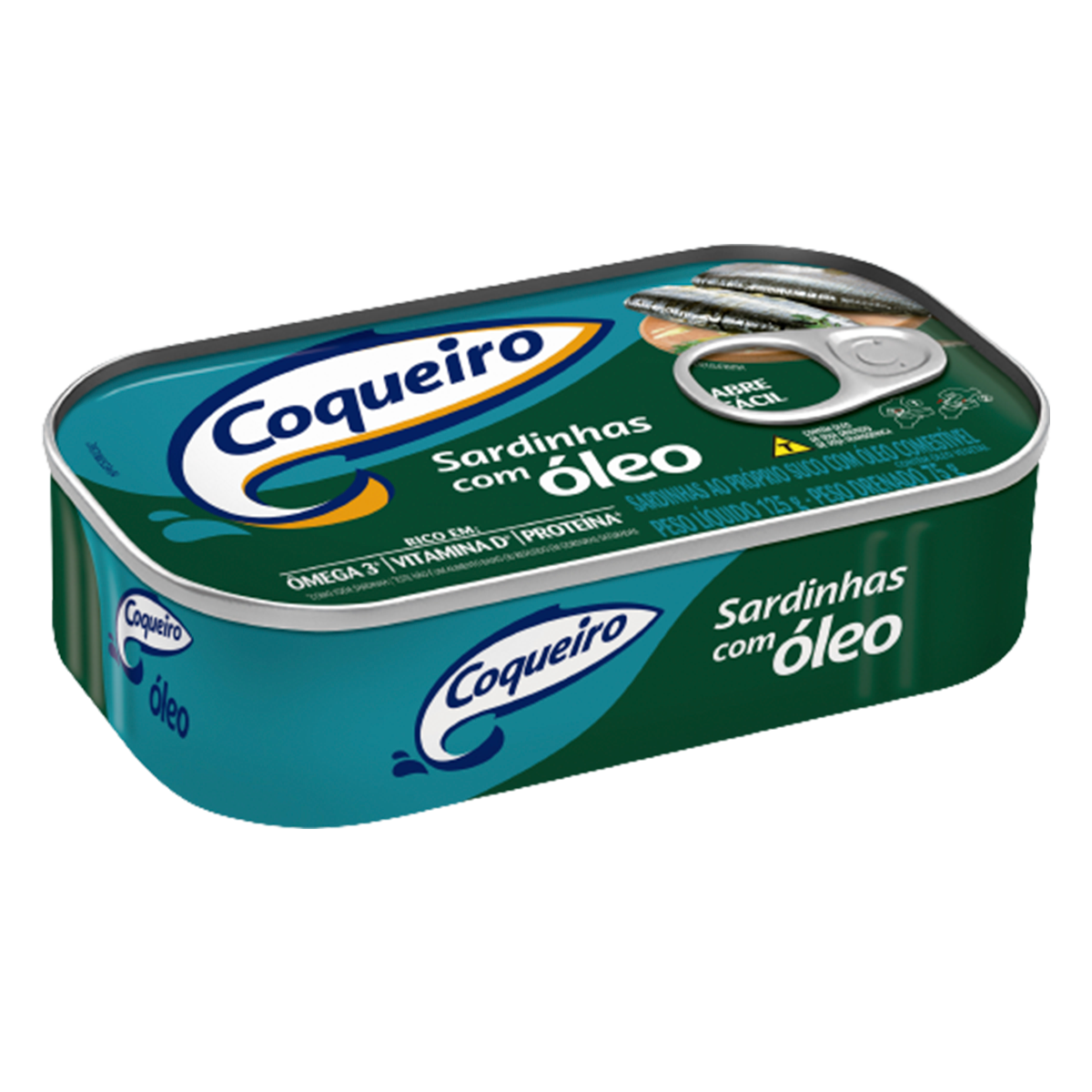 Sardinha em &Oacute;leo Coqueiro Lata 125g