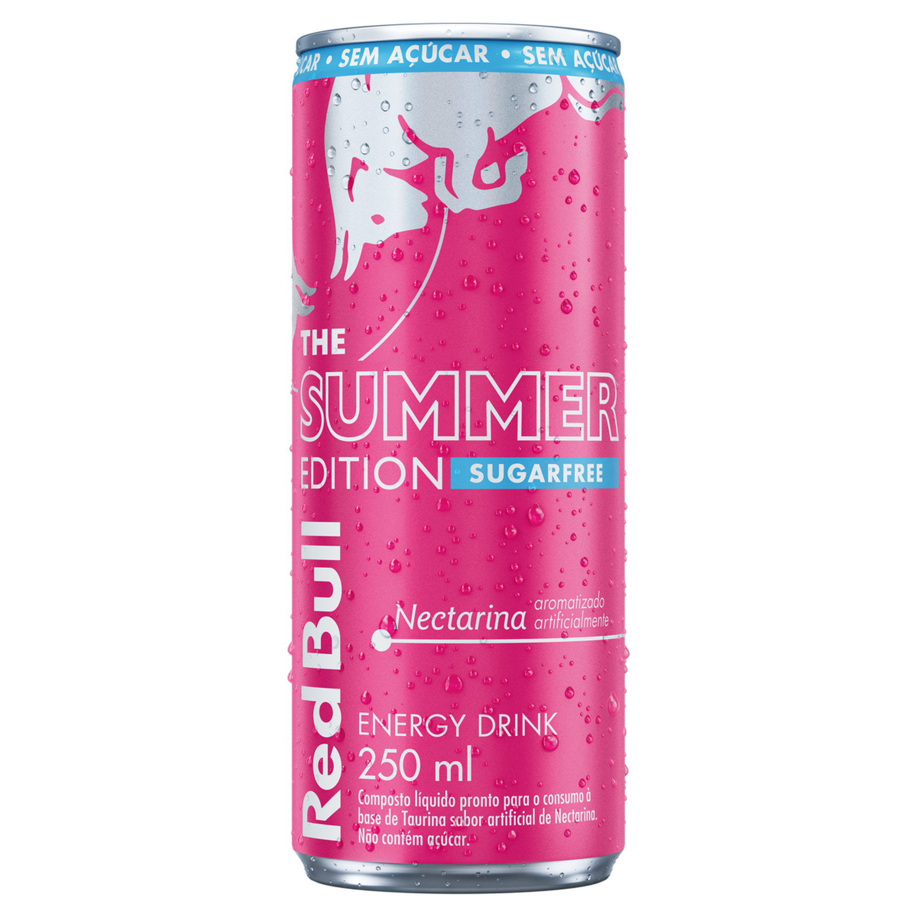 Energ&eacute;tico Nectarina Zero A&ccedil;&uacute;car Red Bull Lata 250ml - The Summer Edition