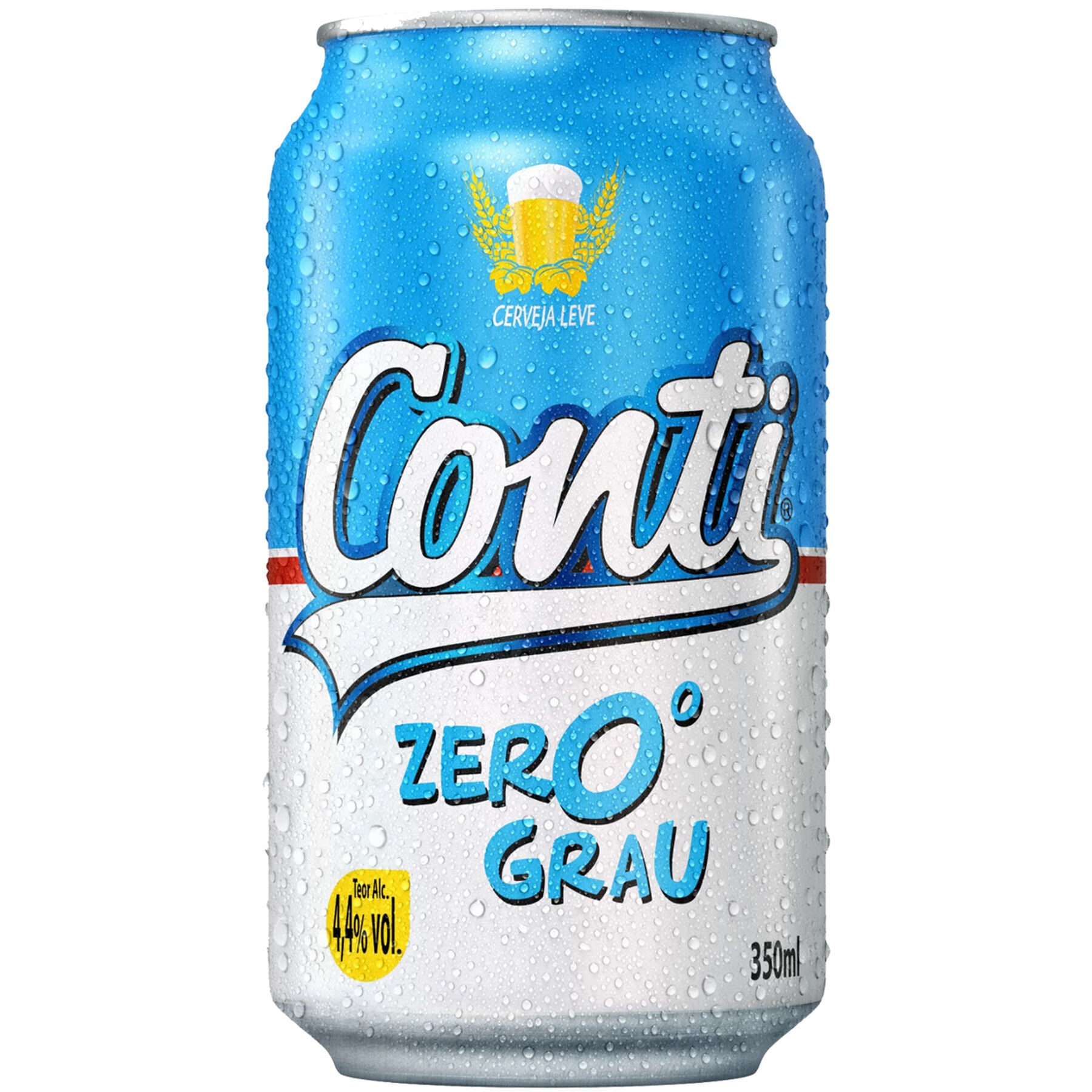 Cerveja Conti Zero Grau Lata 350ml