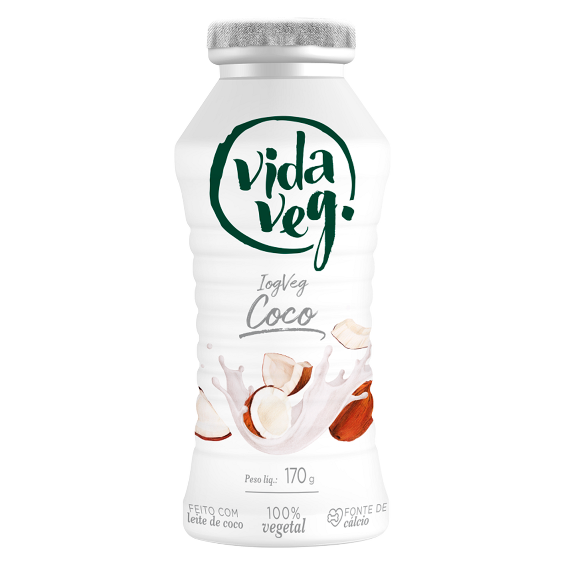 Iogurte Vegetal Coco Vida Veg IogVeg Frasco 170g