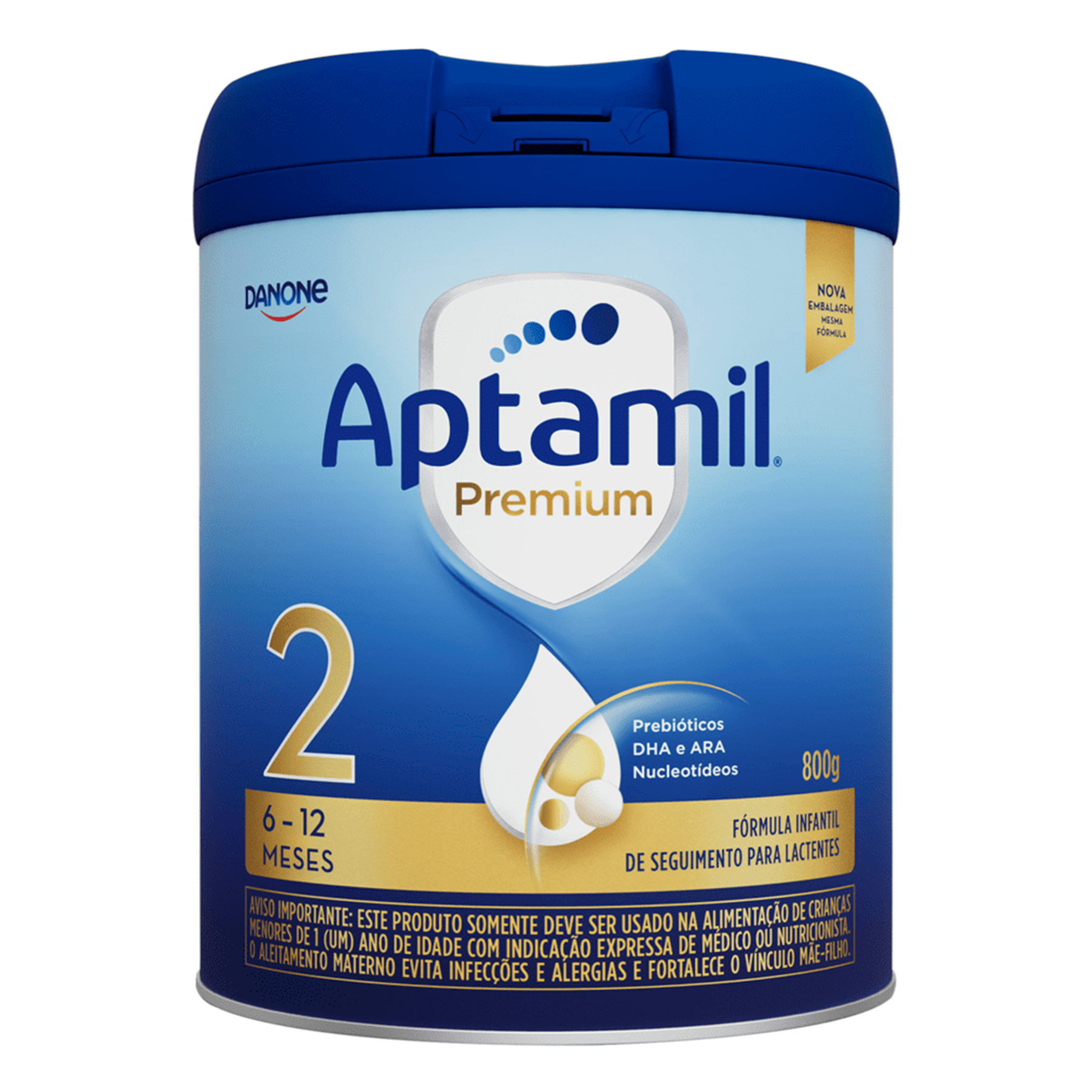 Fórmula Infantil Aptamil Premium 2 Danone 800g