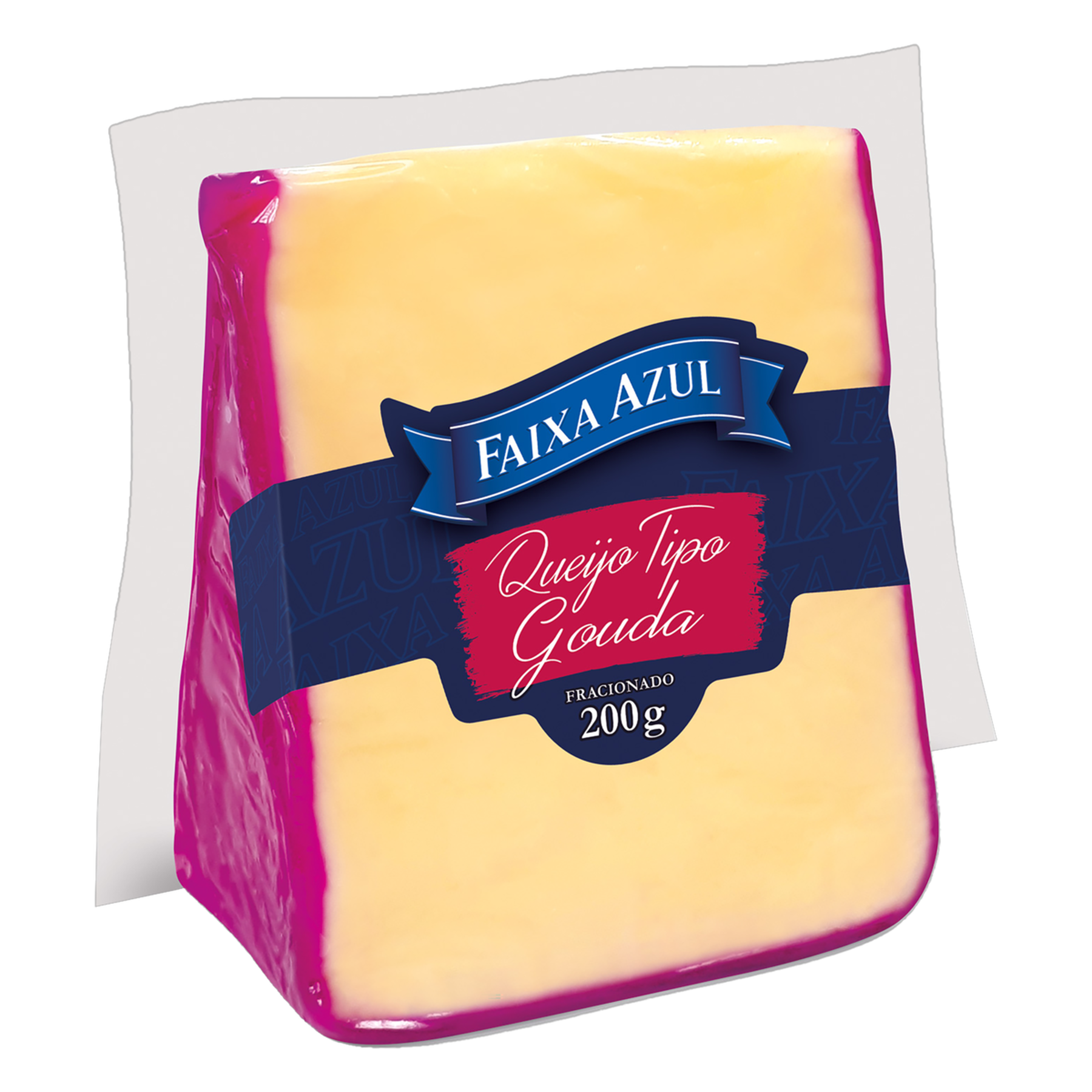 Queijo Gouda Fracionado Faixa Azul Pe&ccedil;a 200g