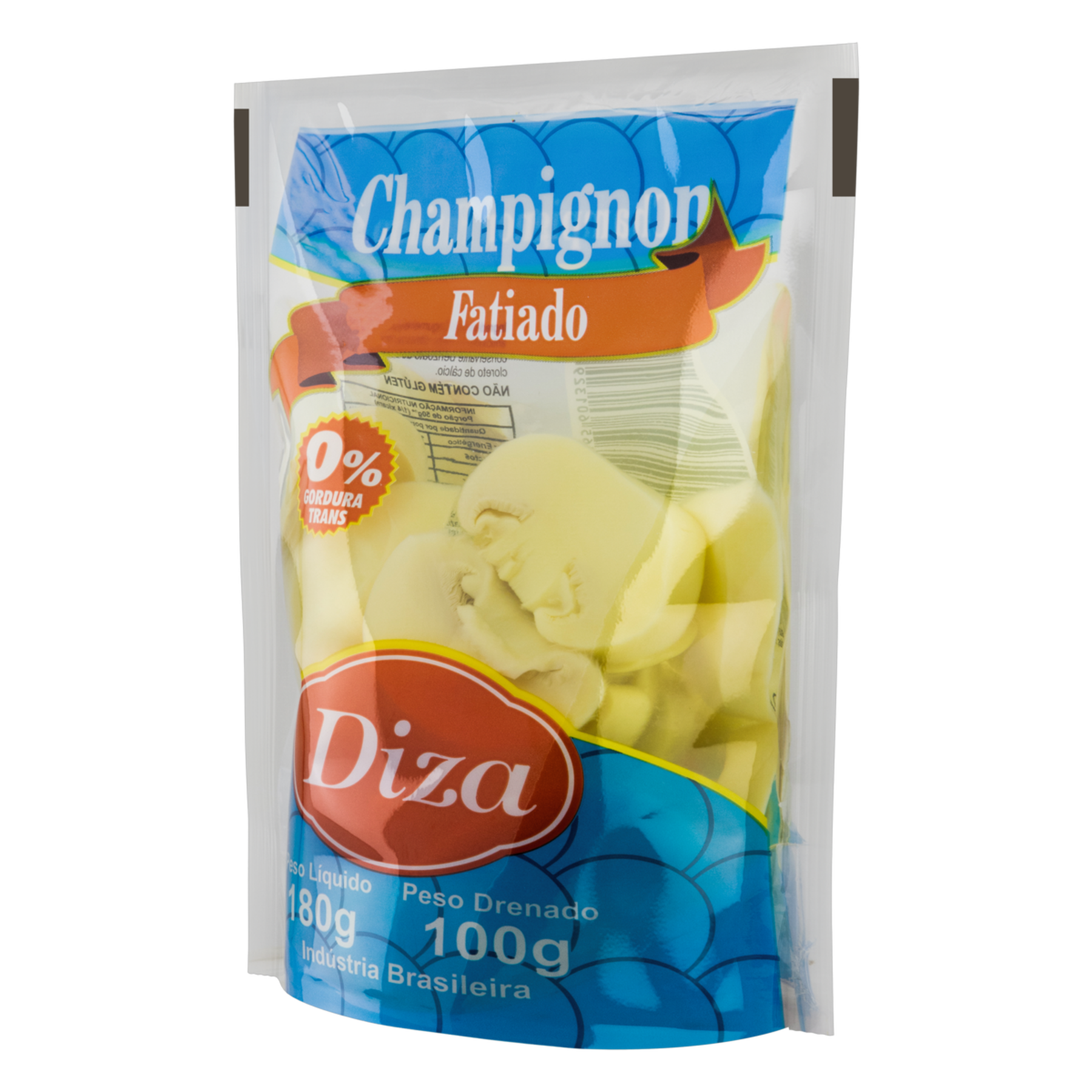 Cogumelo Champignon em Conserva Fatiado Diza 100g
