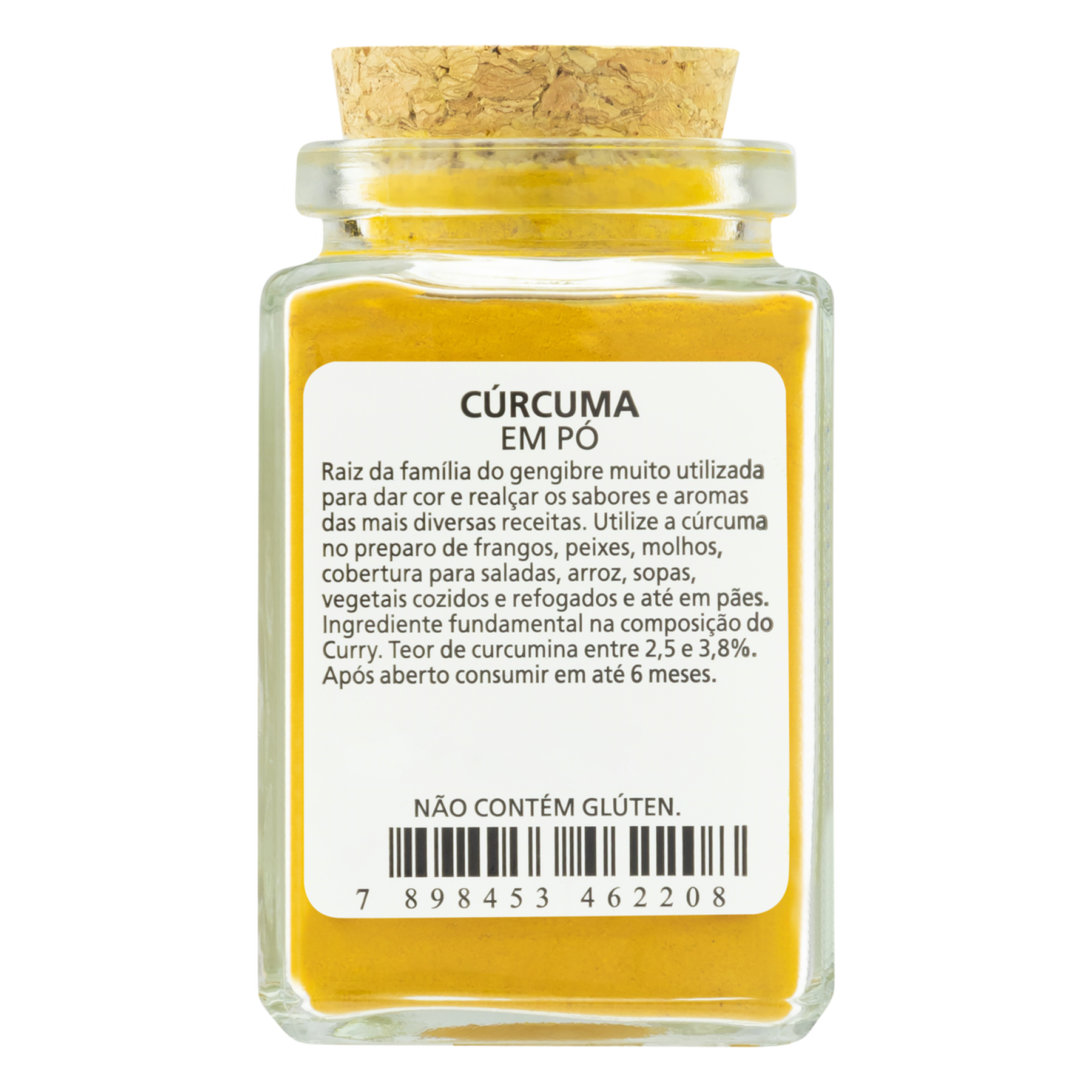 C&uacute;rcuma em P&oacute; Bombay Vidro 75g