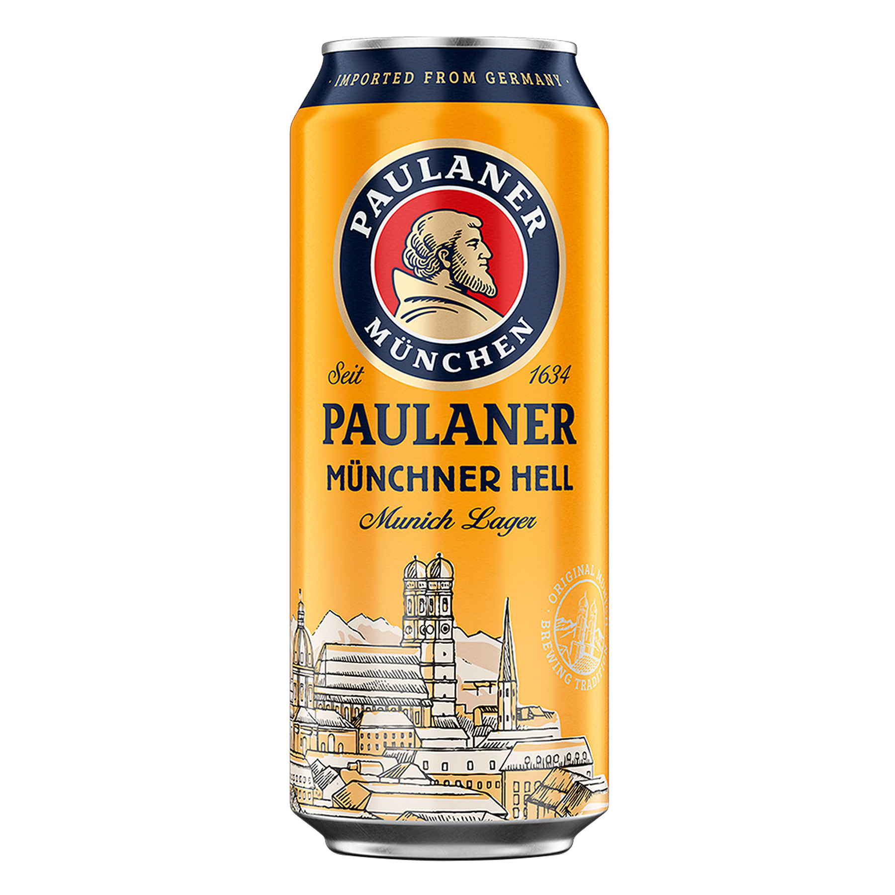 Cerveja M&uuml;nchner Hell Paulaner Lata 500ml