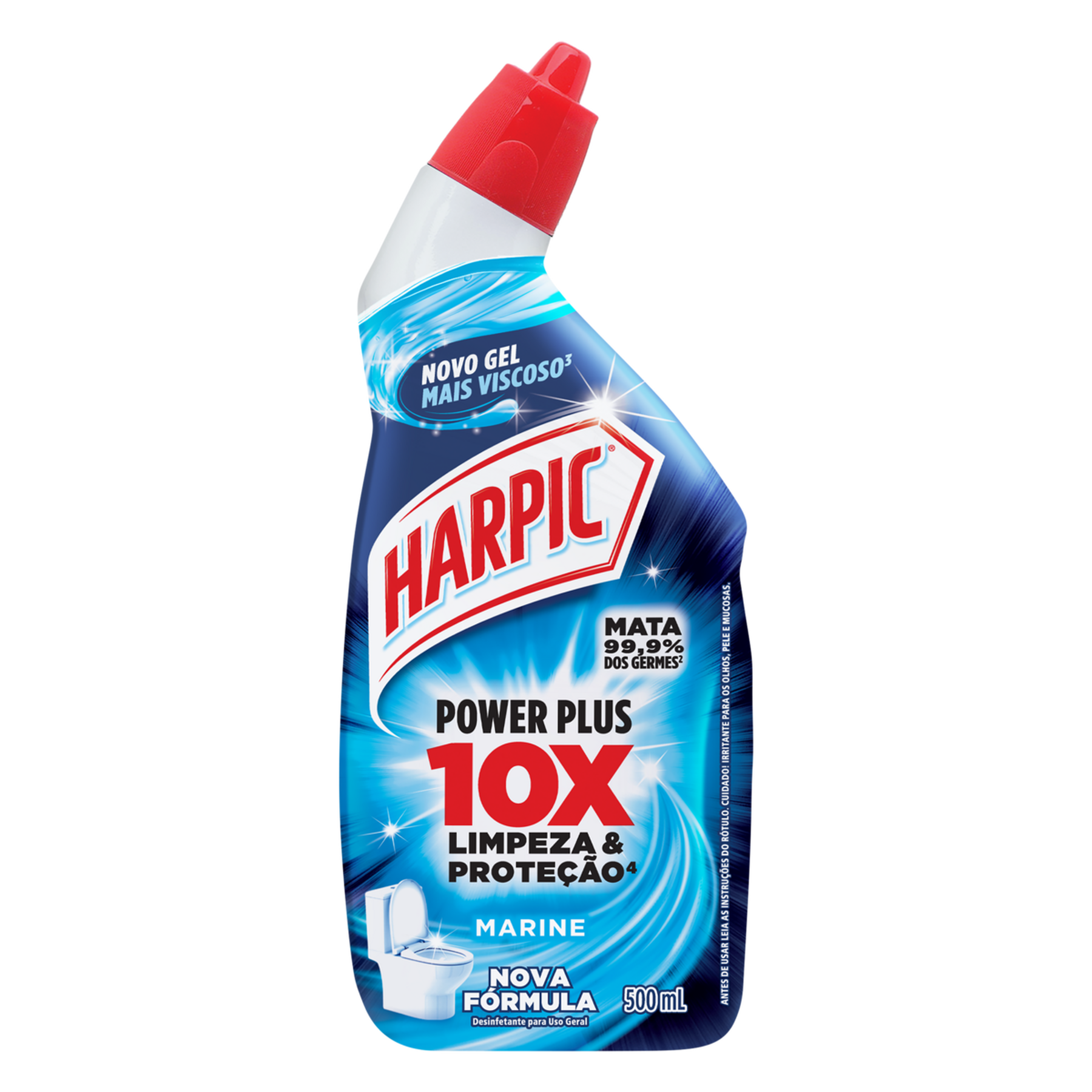 Desinfetante Uso Geral Power Plus Marine Harpic Squeeze 500ml
