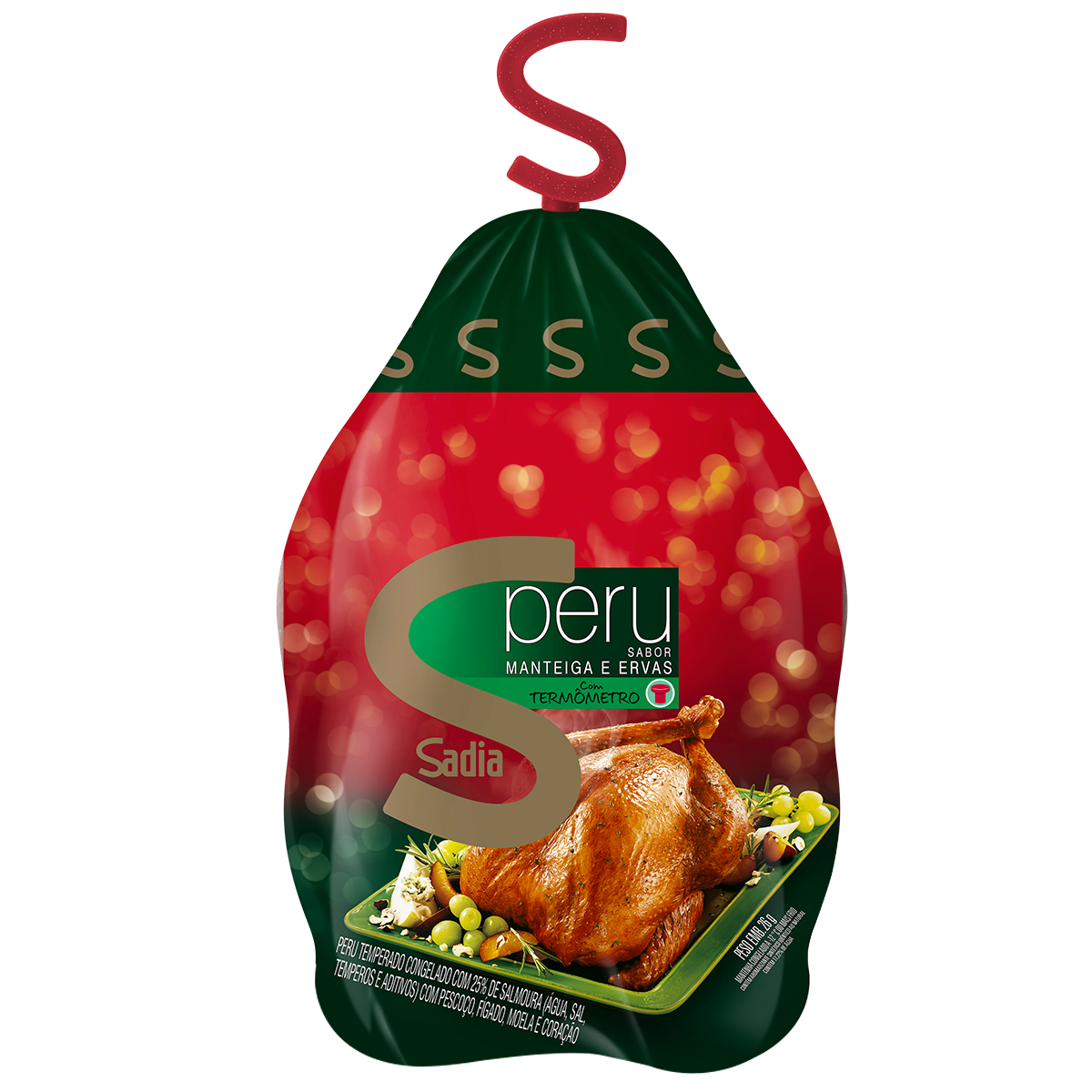 Peru Temperado na Manteiga e Ervas Sadia aprox. 4.000g