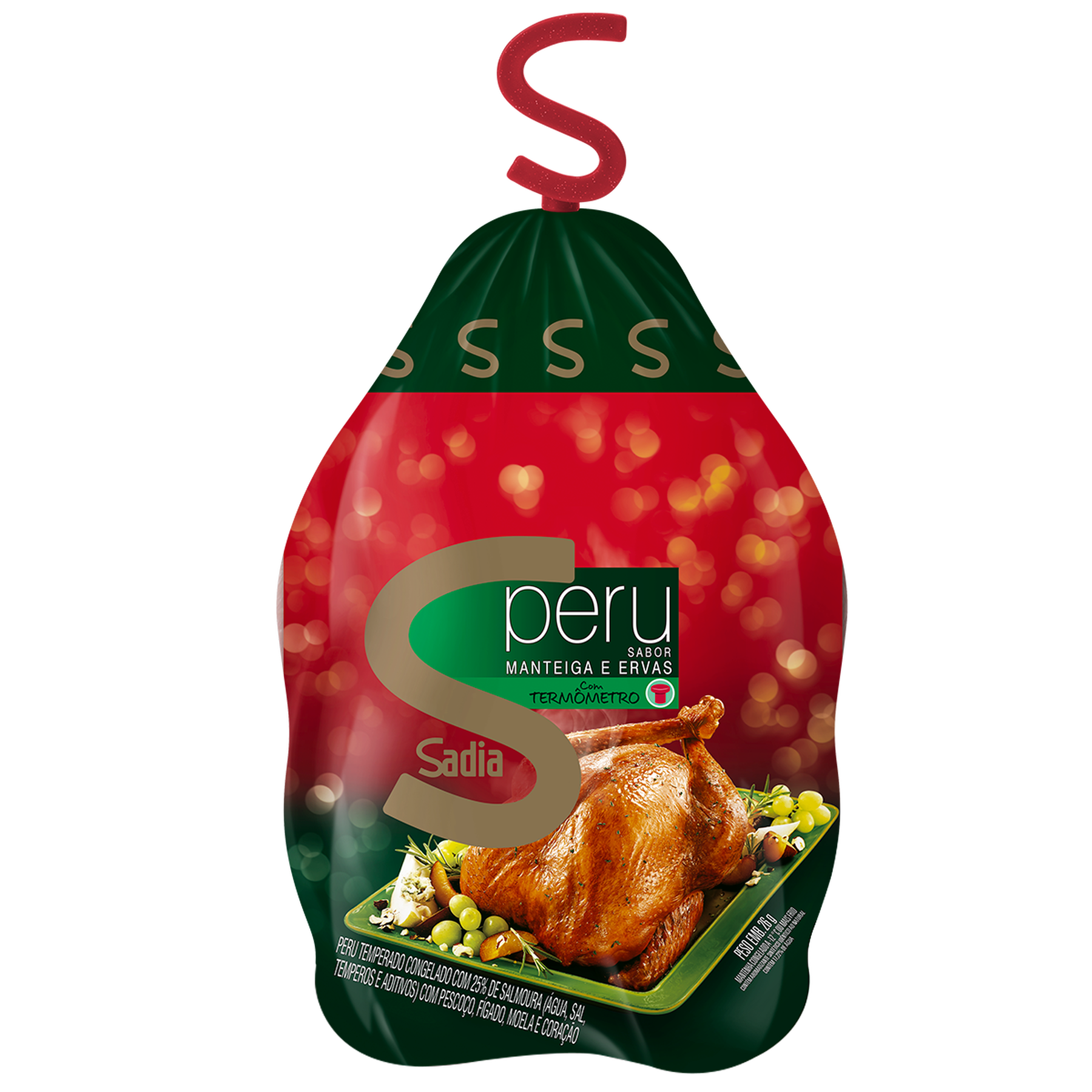 Peru Temperado na Manteiga e Ervas Sadia aprox. 4.000g