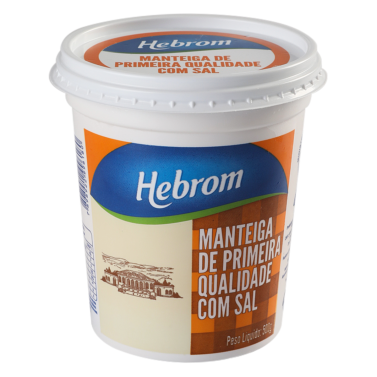 Manteiga Com Sal Hebrom 500g