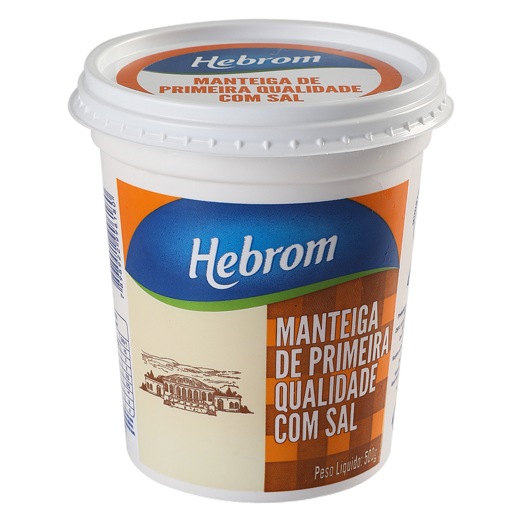 Manteiga Com Sal Hebrom 500g