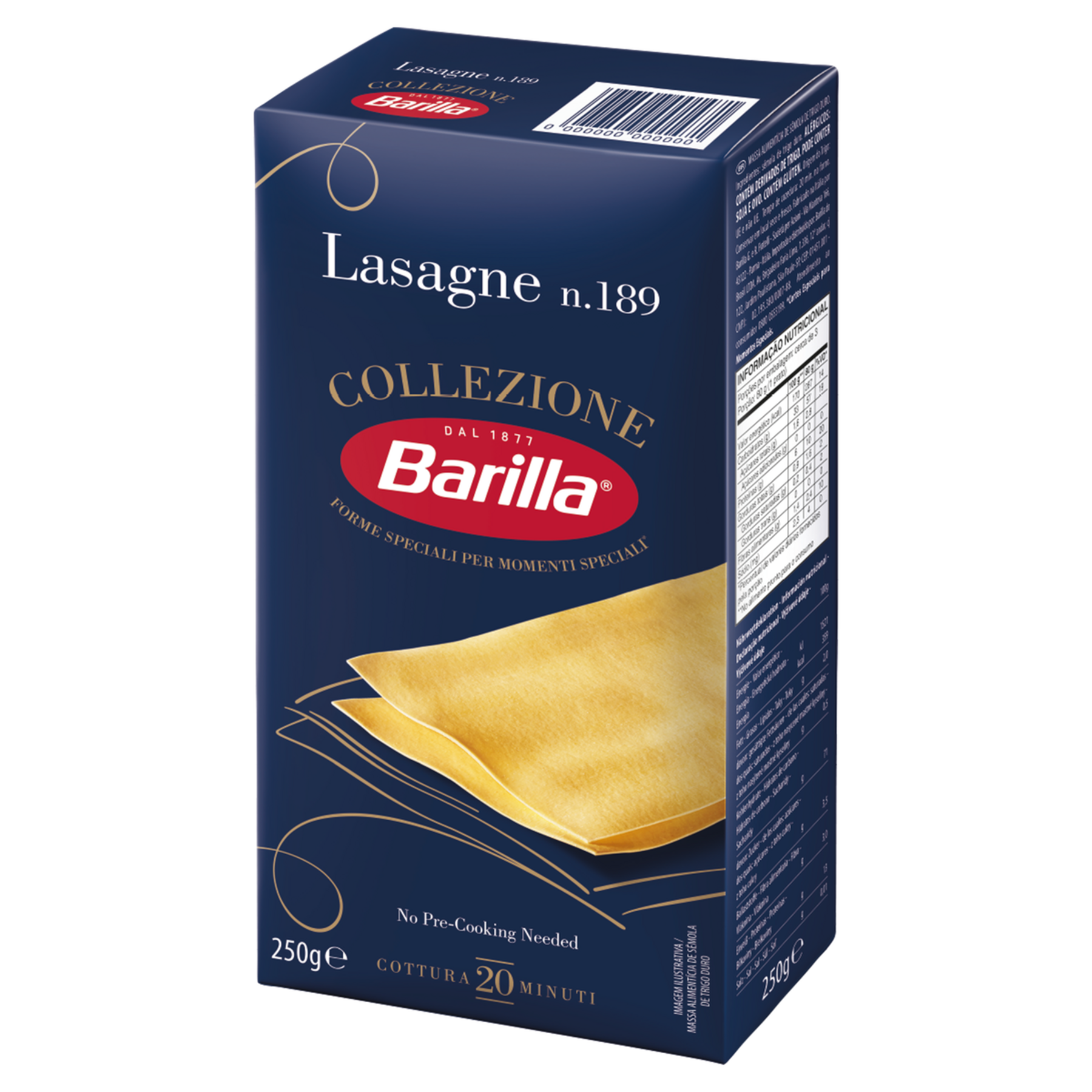 Massa de S&ecirc;mola de Trigo Barilla Caixa 250g&nbsp;
