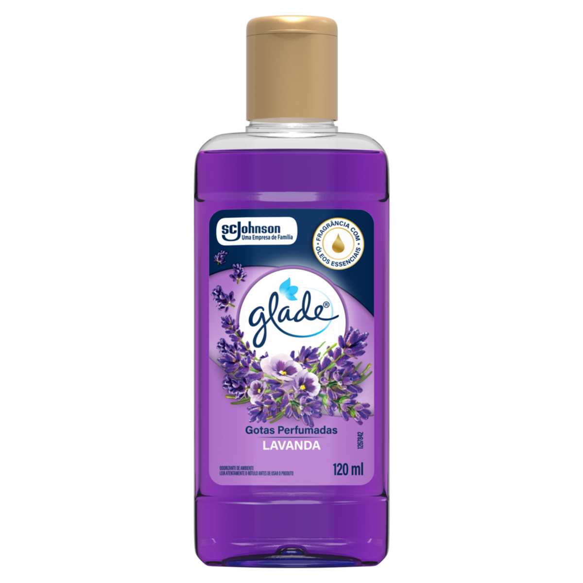 Odorizador de Ambiente Lavanda Gotas Perfumadas Glade Frasco 120ml