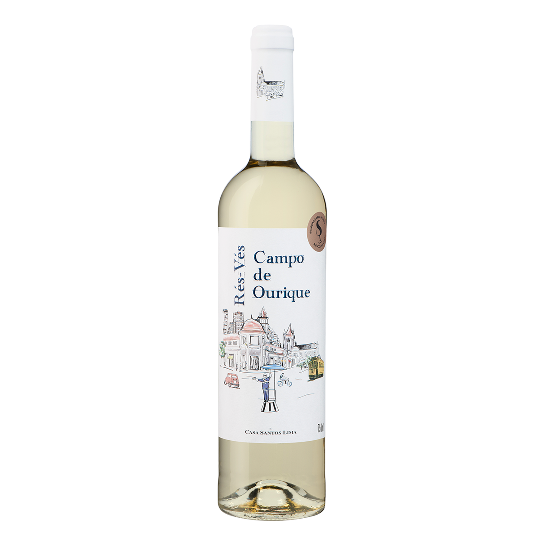 Vinho Branco Rés-Vés Campo de Ourique Casa Santos Lima Garrafa 750ml
