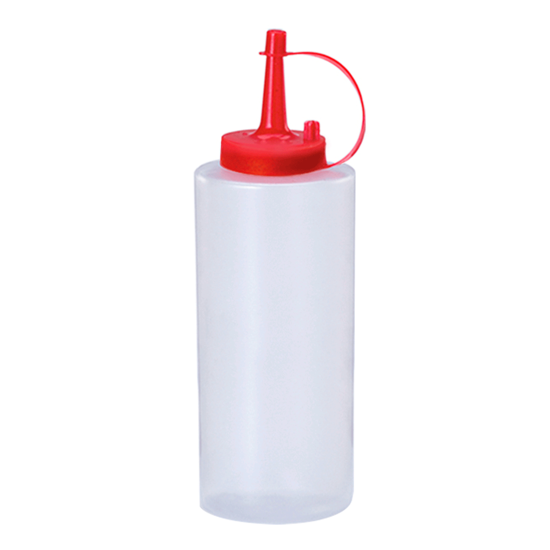 Bisnaga Plástica com Tampa Vermelha Plasduran 350ml