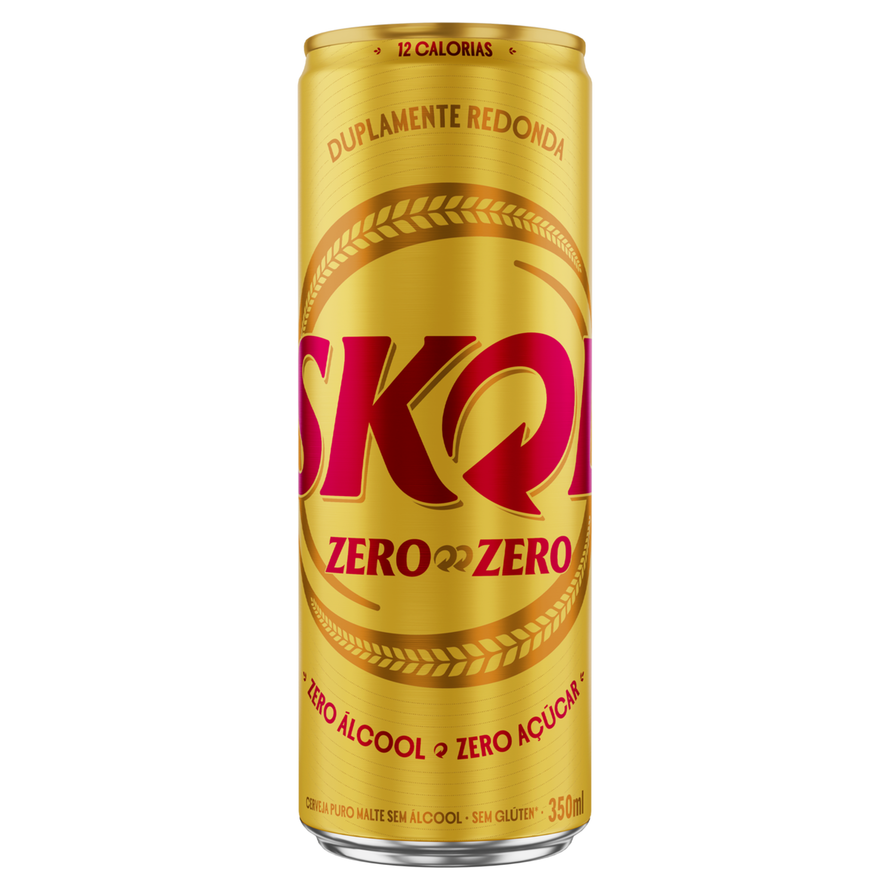 Cerveja Puro Malte Zero Zero Skol Lata 350ml
