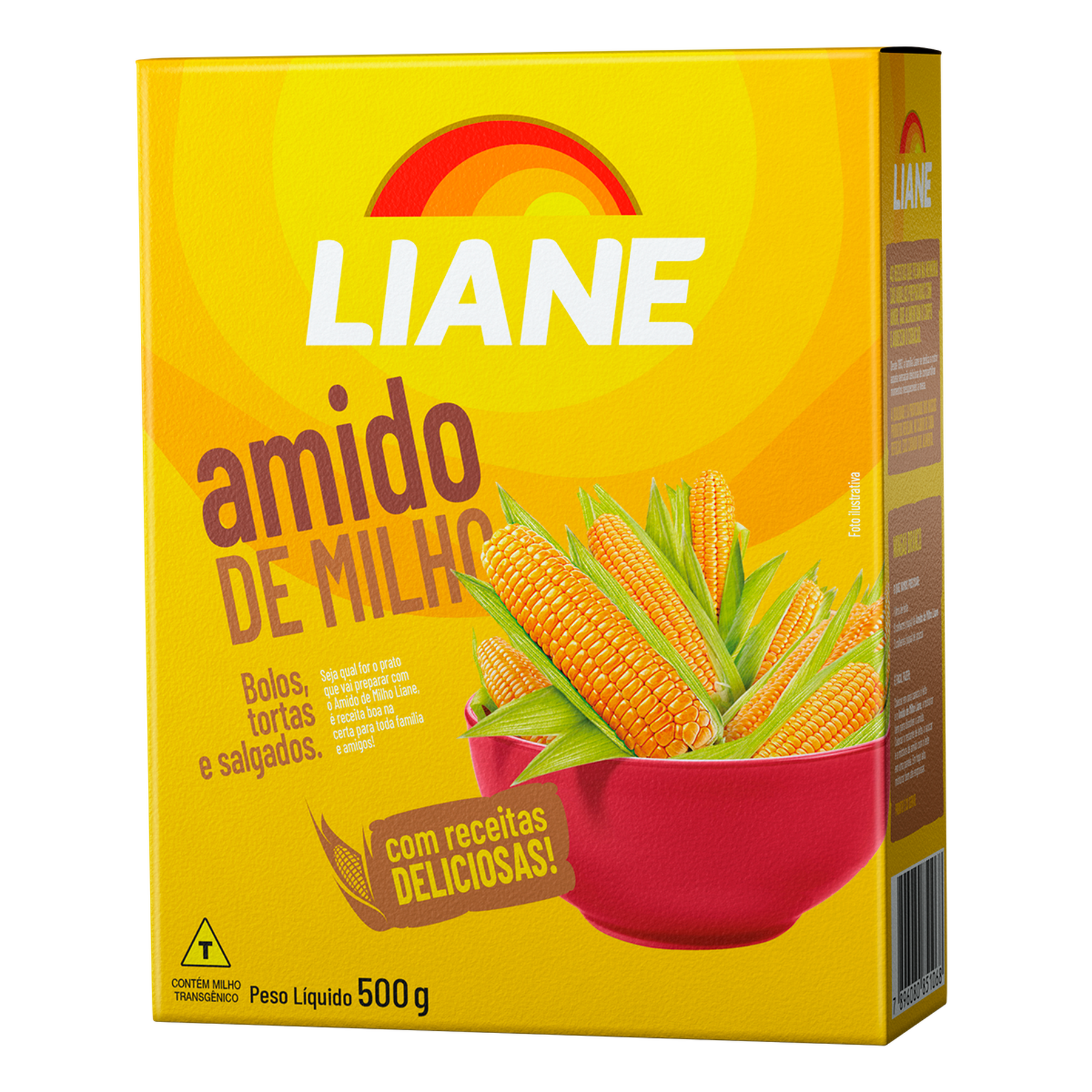 Amido de Milho Sem Lactose Liane 500g