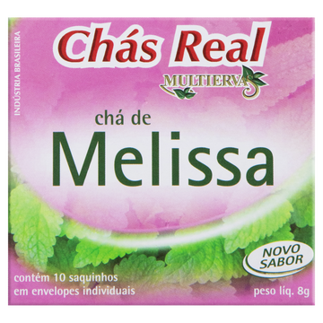 Chá Melissa Real Multiervas Caixa 8g 10 Unidades