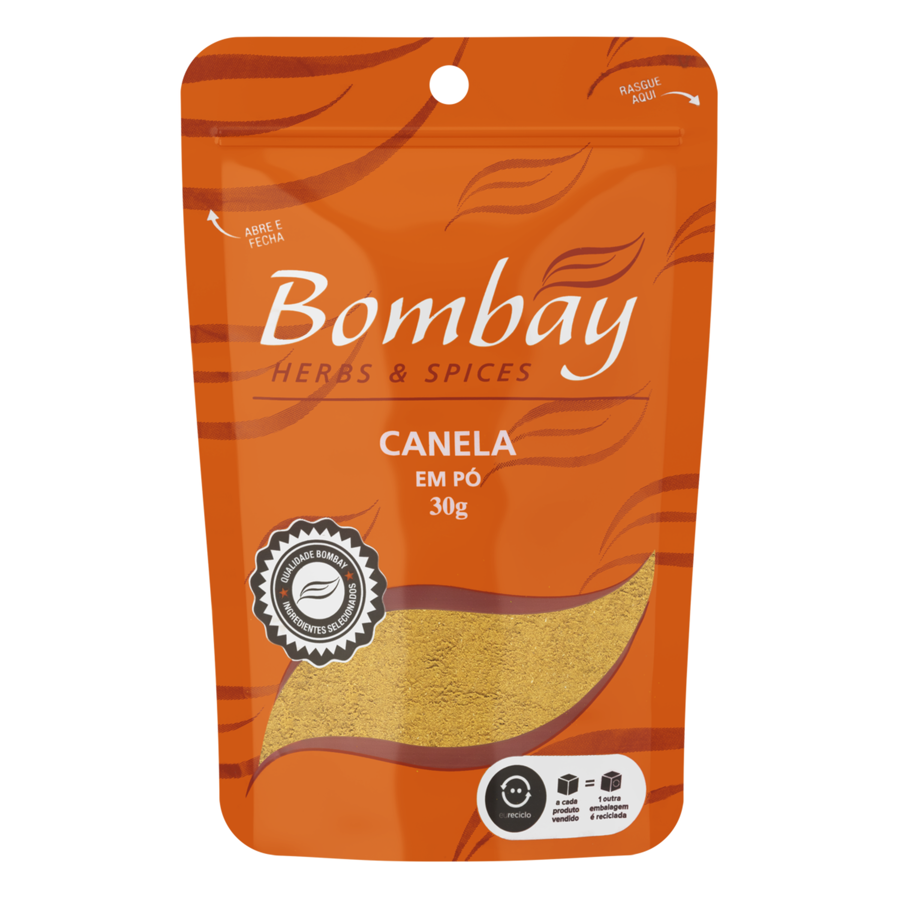 Canela em P&oacute; Bombay Pouch 30g