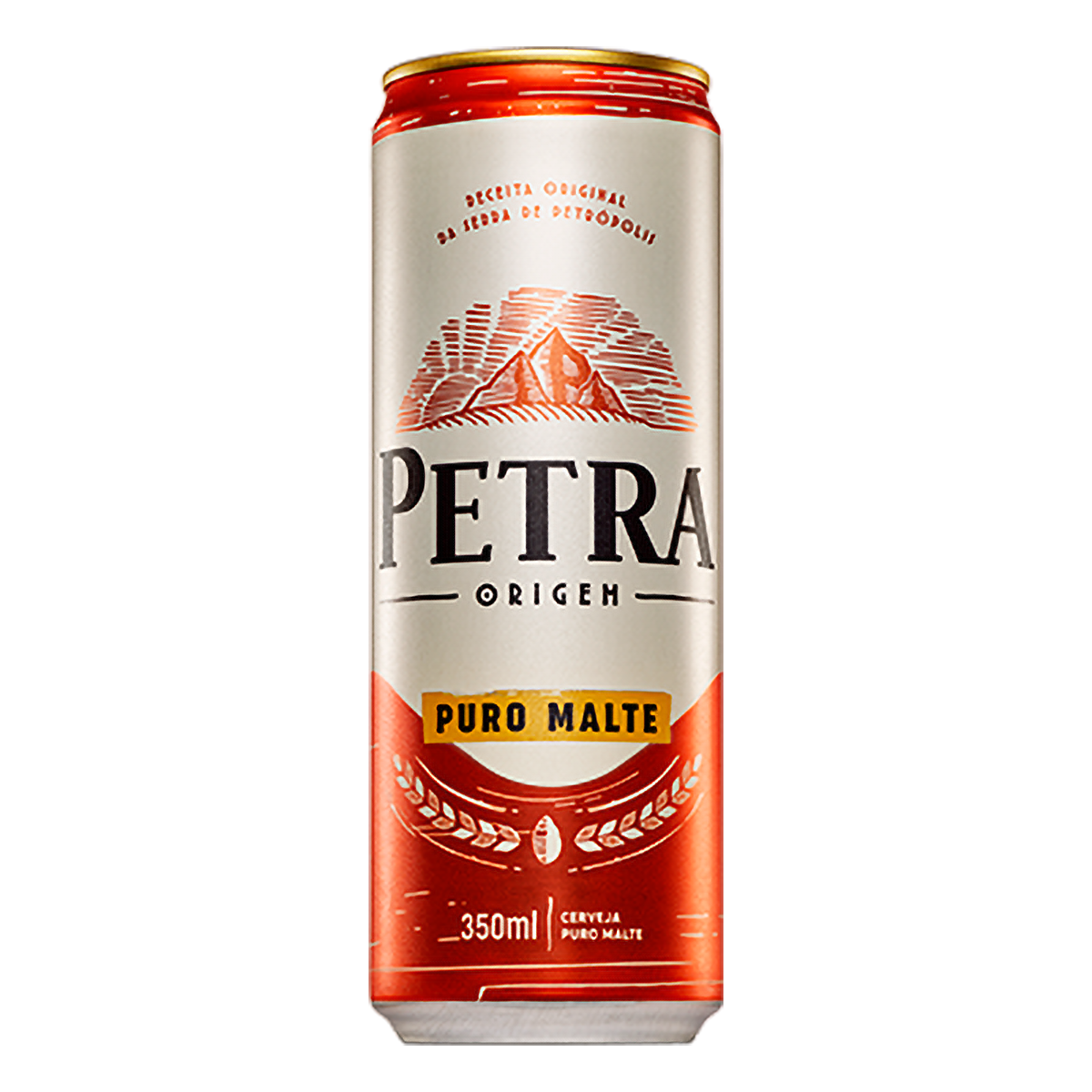 Cerveja American Lager Puro Malte Petra Origem Lata 350ml