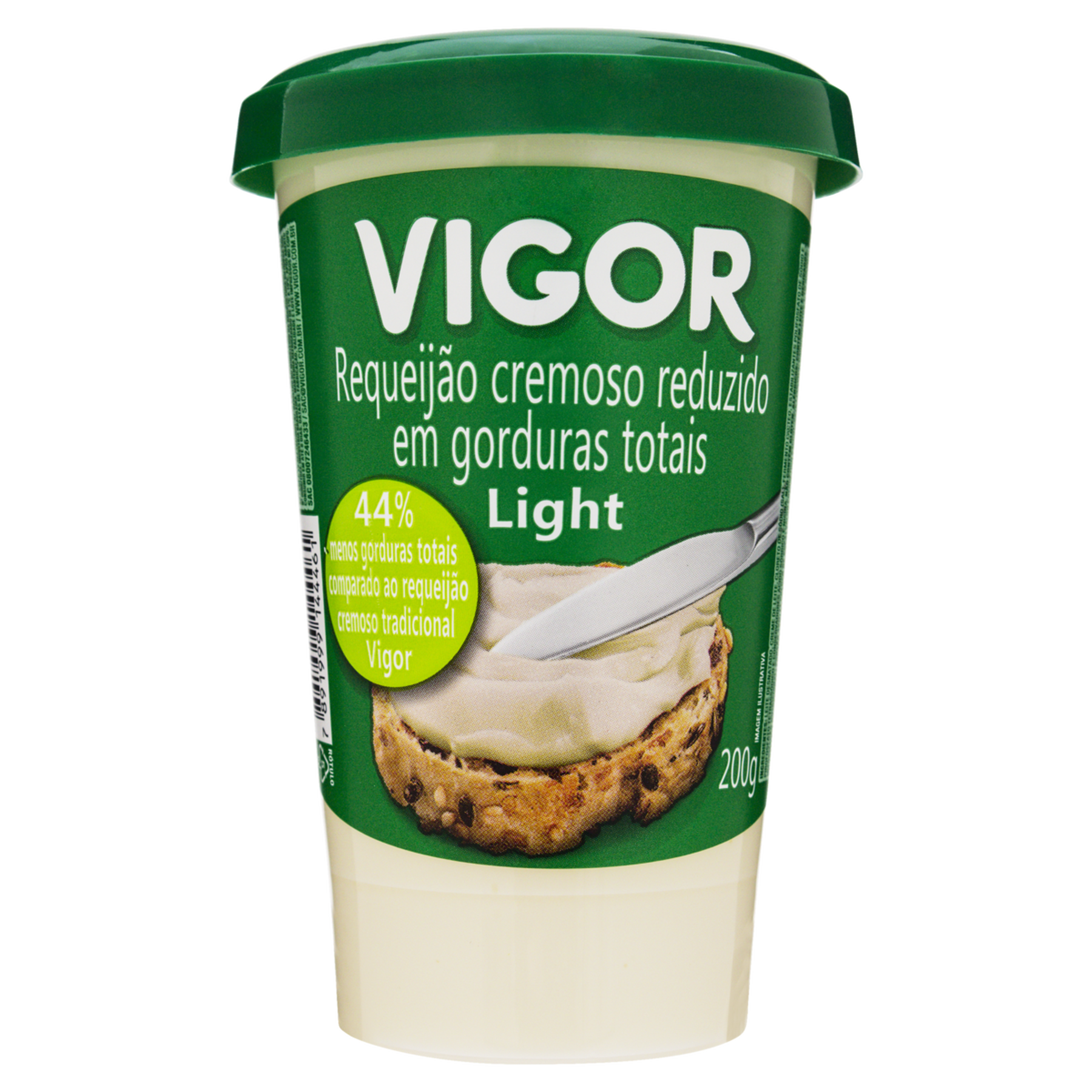 Requeijão Cremoso Light Vigor Copo 200g