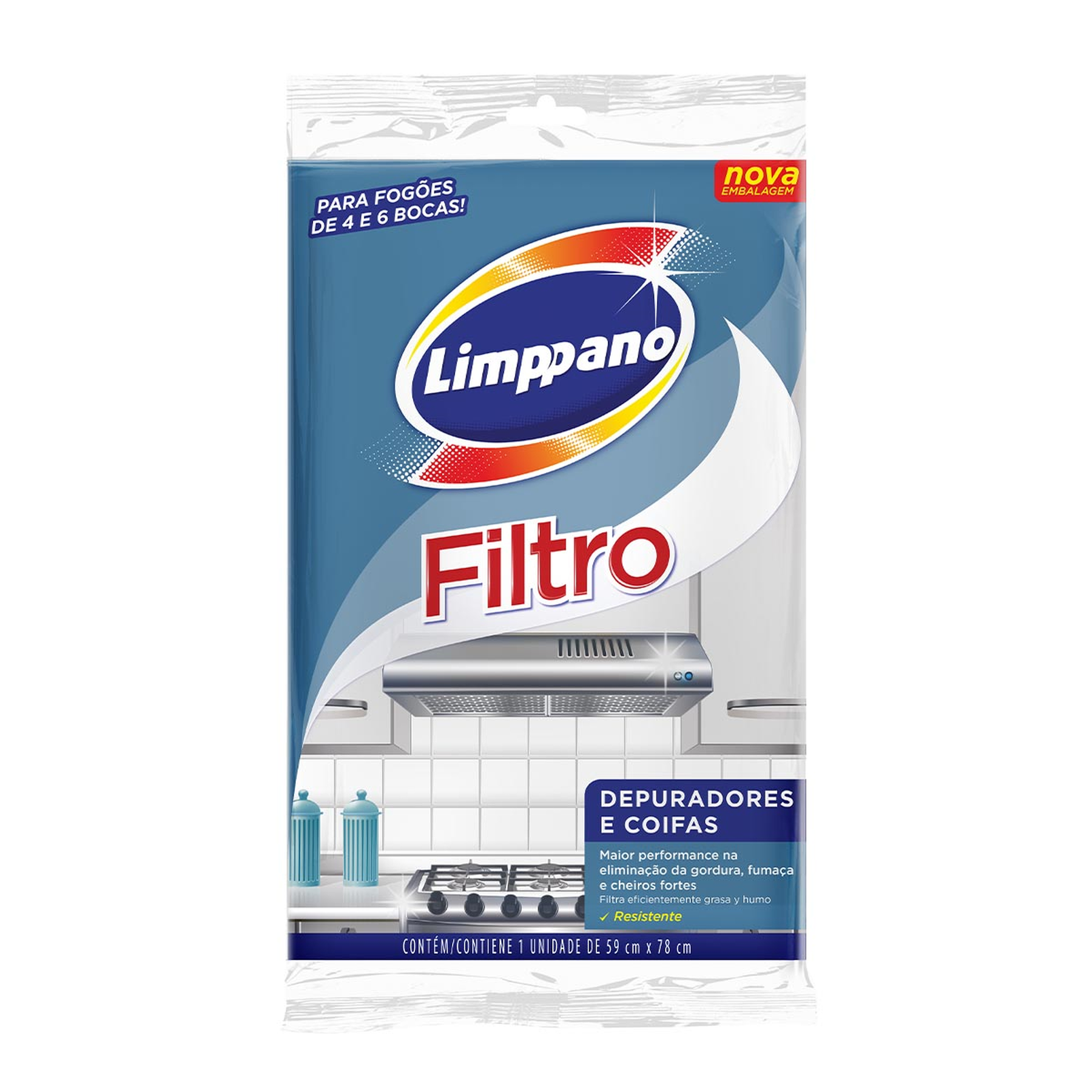 Filtro para Depuradores e Coifas Limppano