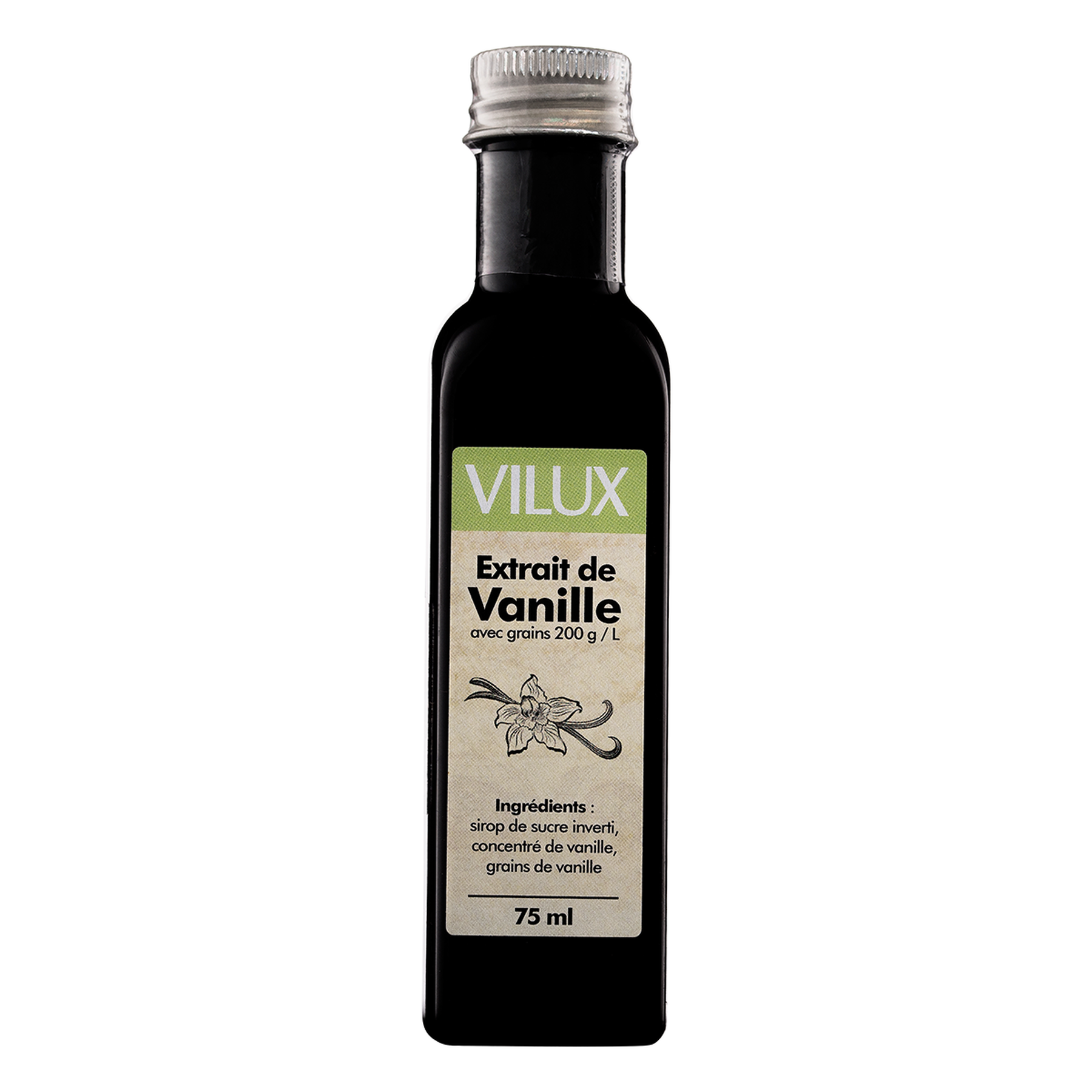 Extrato de Baunilha Vilux Vidro 75ml