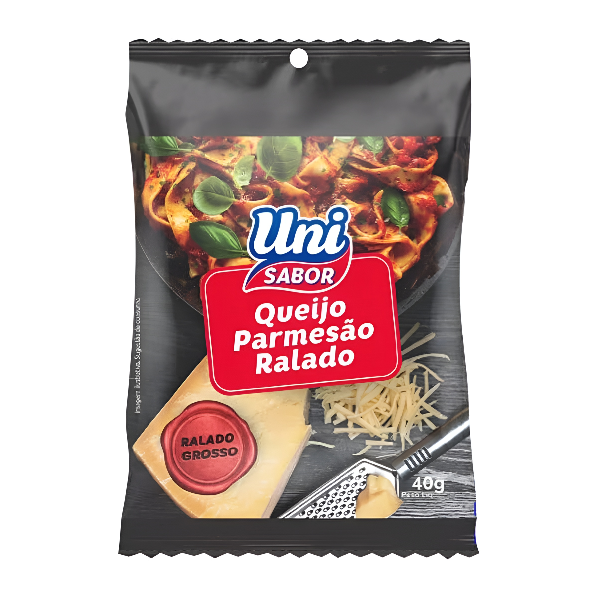 Queijo Parmes&atilde;o Ralado Uni Sabor 40g