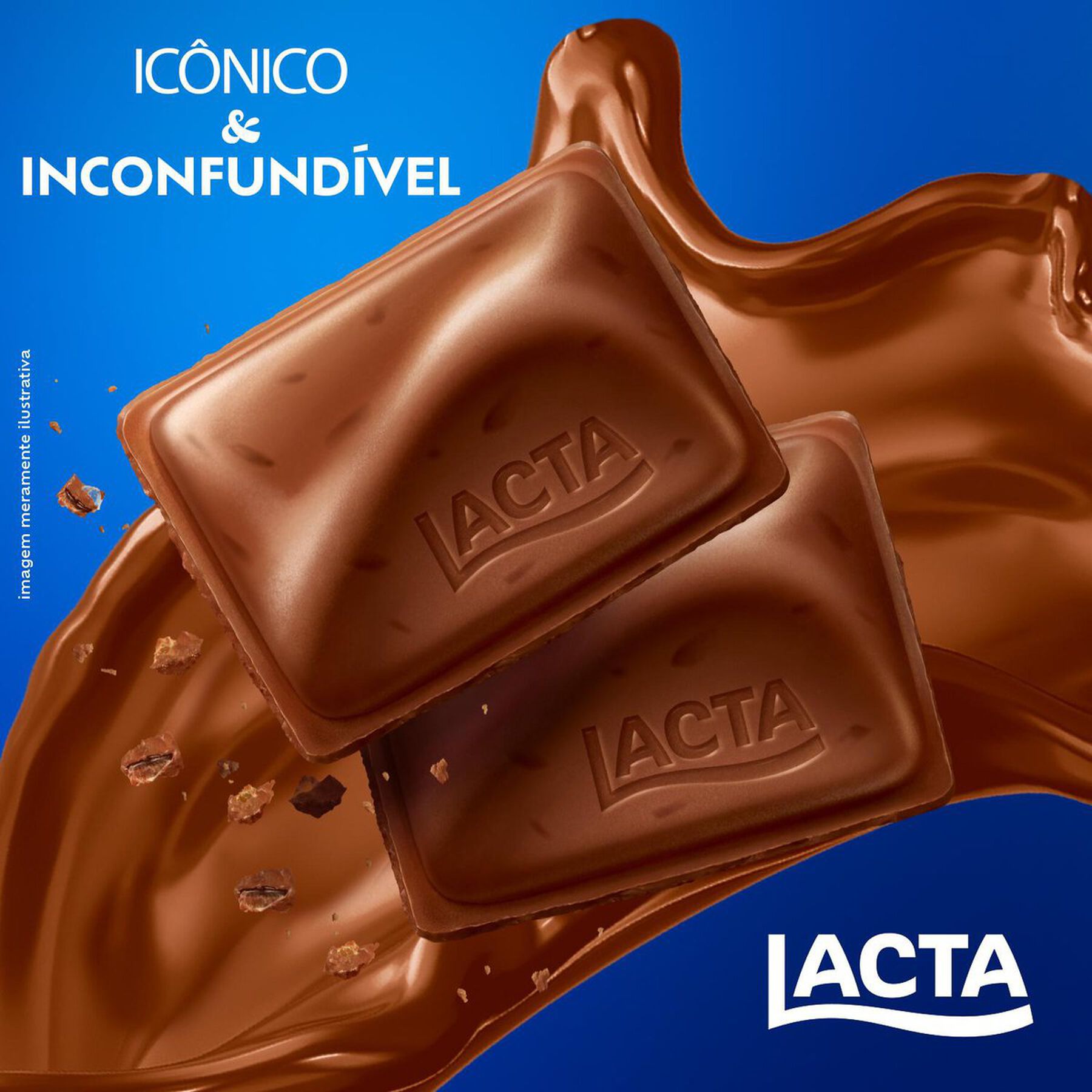 Barra de Chocolate ao Leite Crocante Diamante Negro Lacta Pacote 145g - Embalagem Tamanho Família