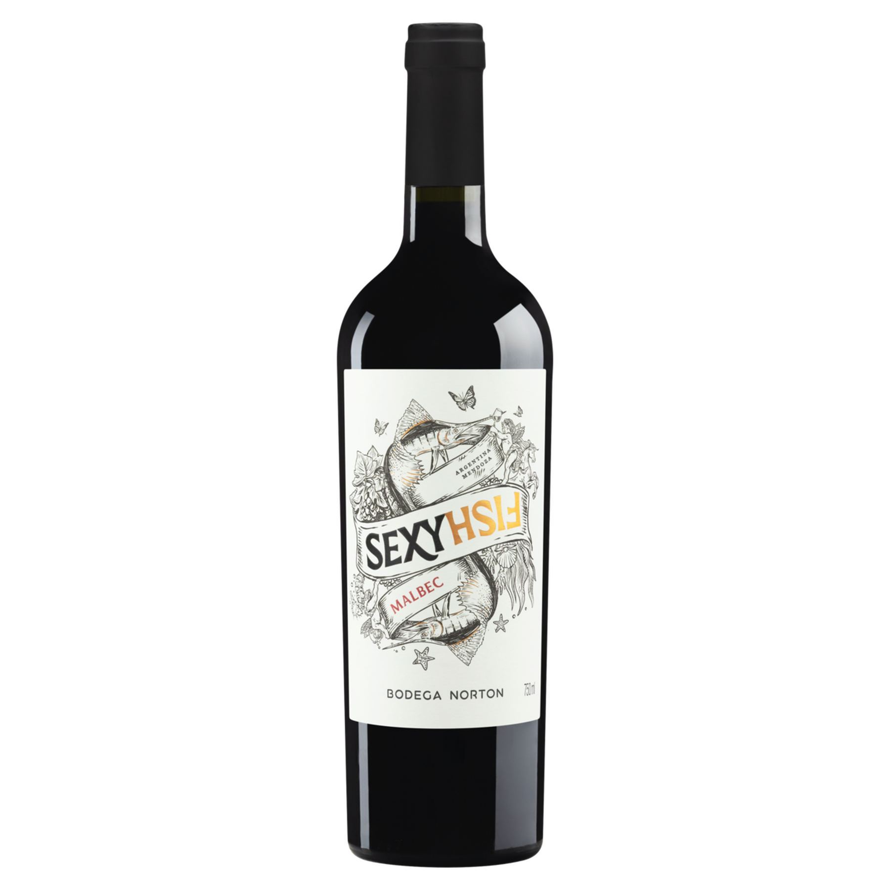 Vinho Tinto Seco Malbec SexyFish Norton Garrafa 750ml