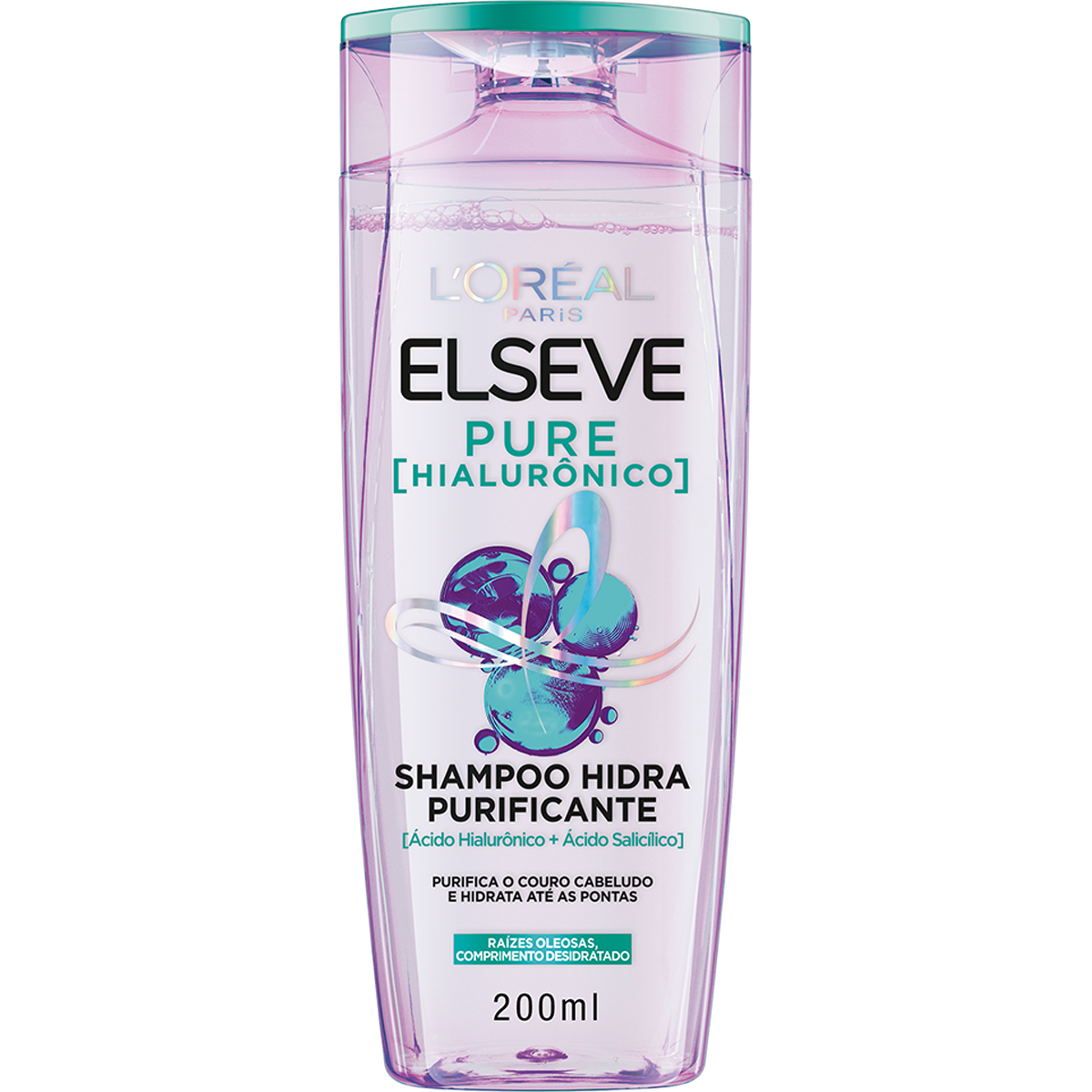 Shampoo Hidra Purificante Pure Hialur&ocirc;nico Elseve L'Or&eacute;al Paris Frasco 200ml&nbsp;