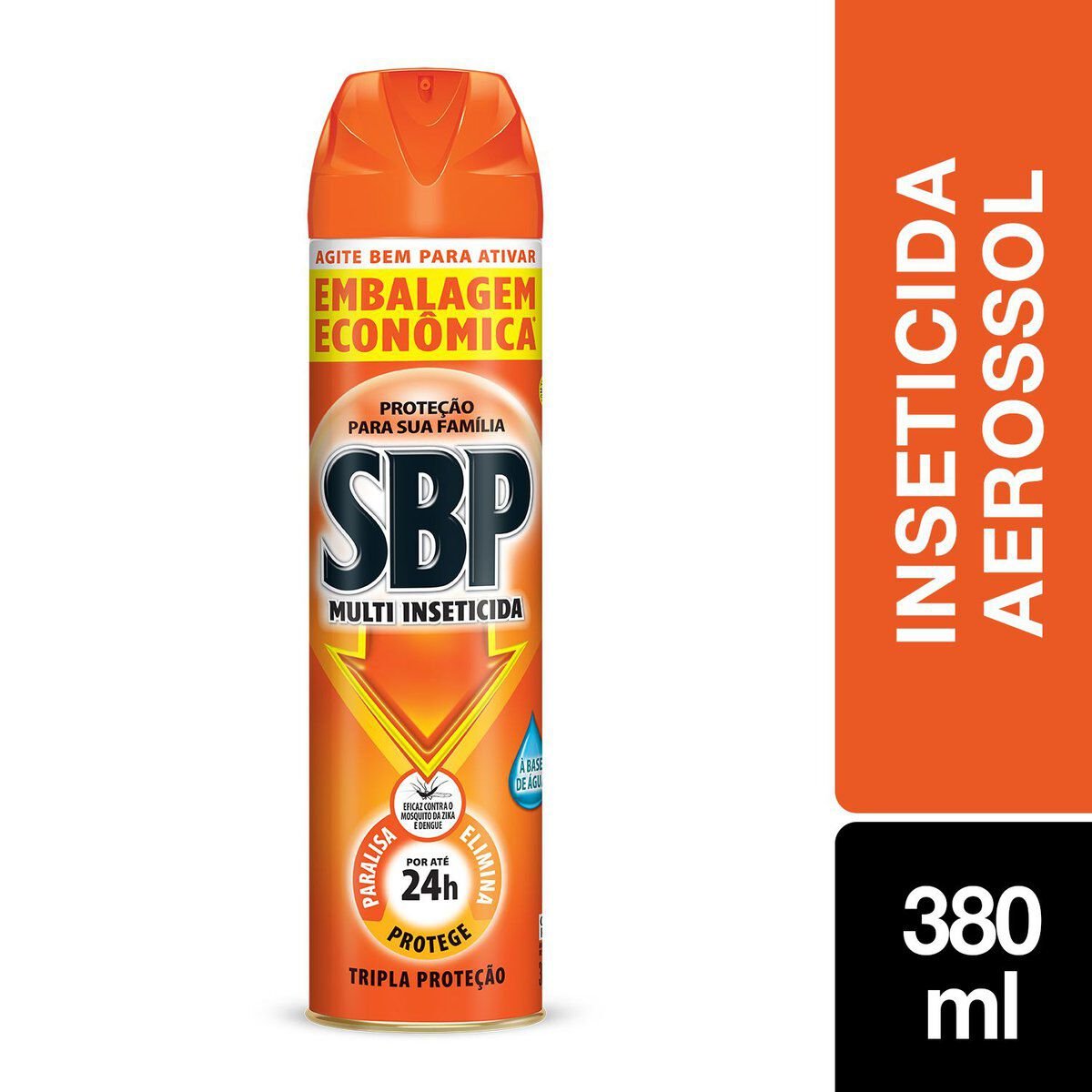 Multi-Inseticida Aerossol SBP Frasco 380ml Embalagem Econ&ocirc;mica