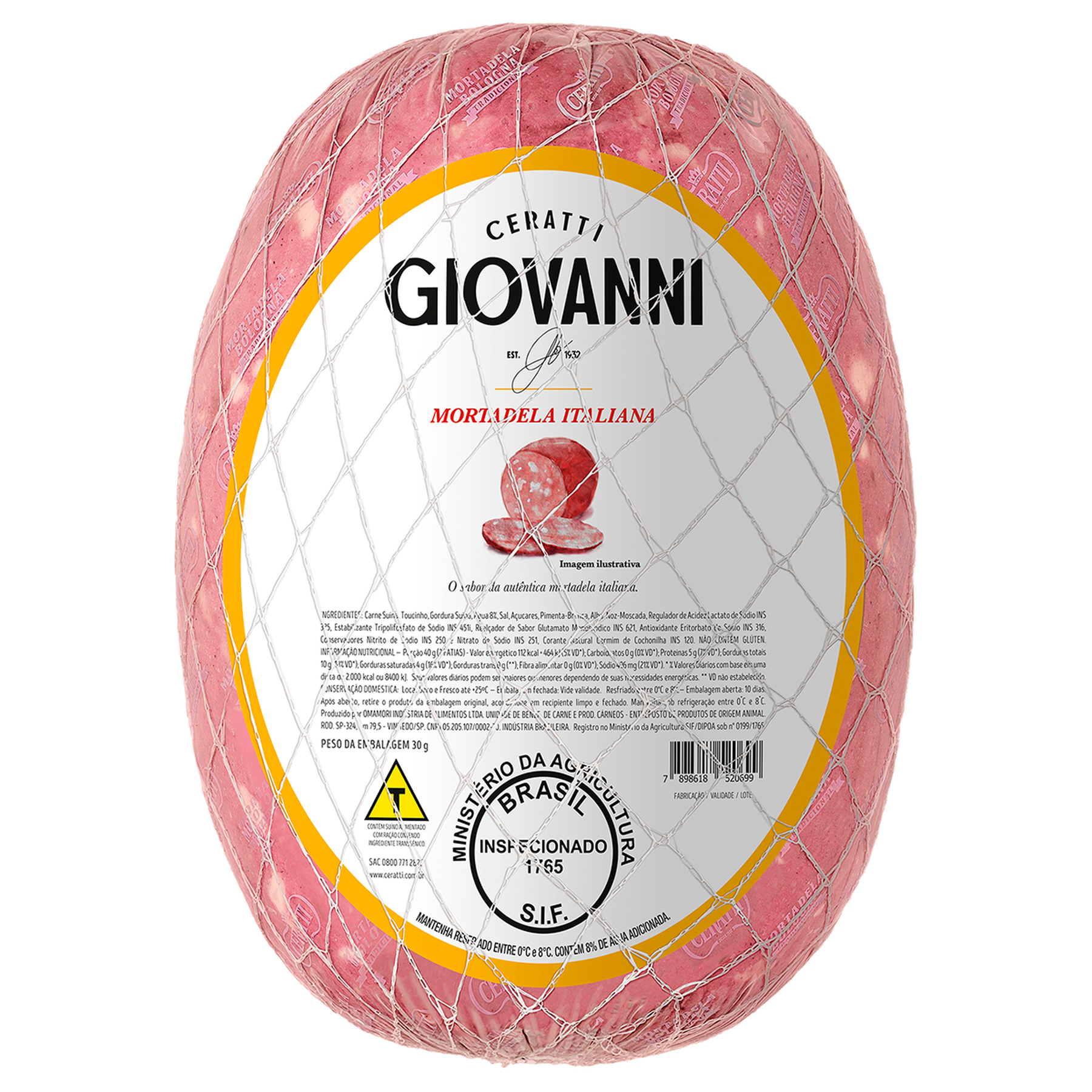 Mortadela Italiana Giovanni Ceratti aprox. 150g