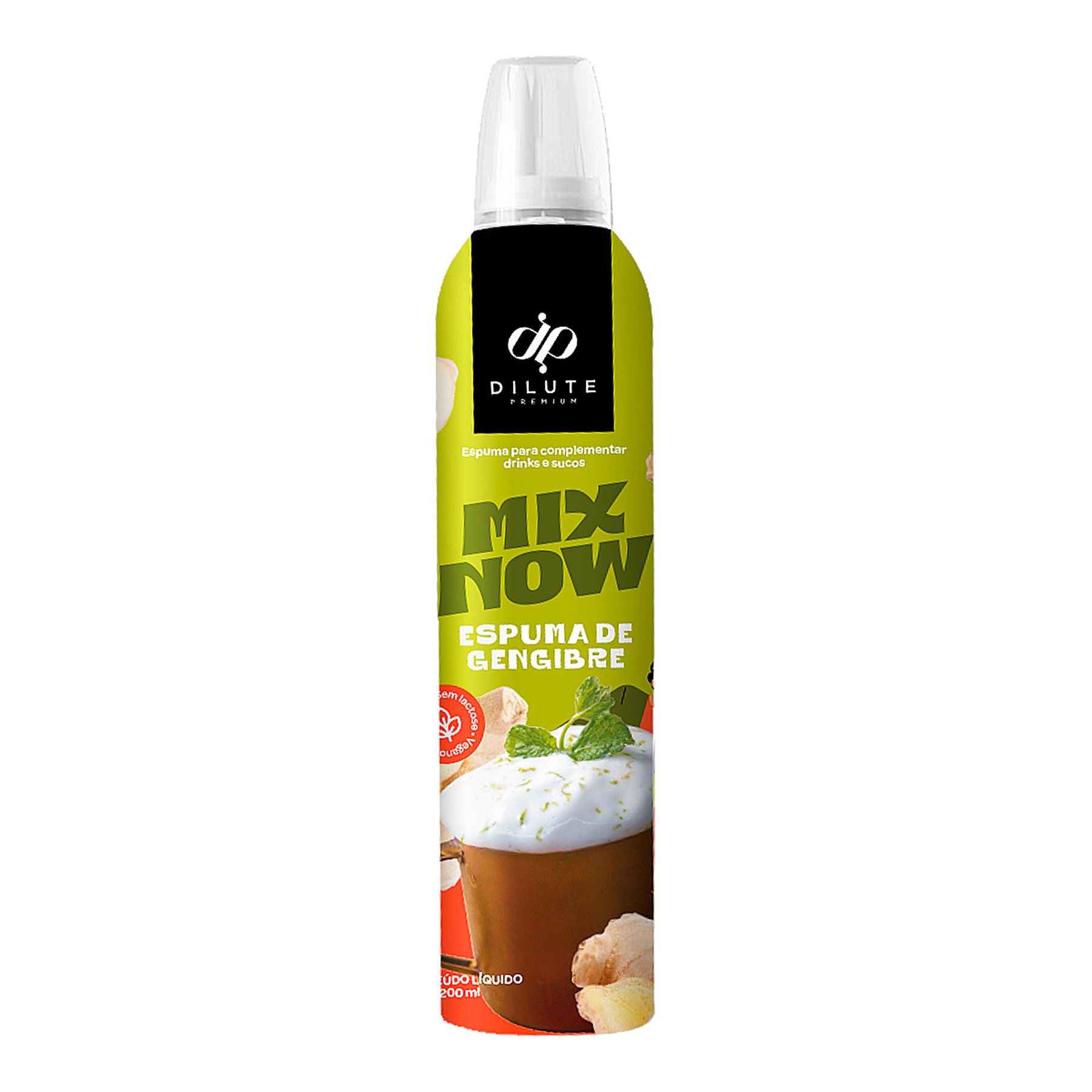 Espuma de Gengibre Mix Now Dilute 200ml
