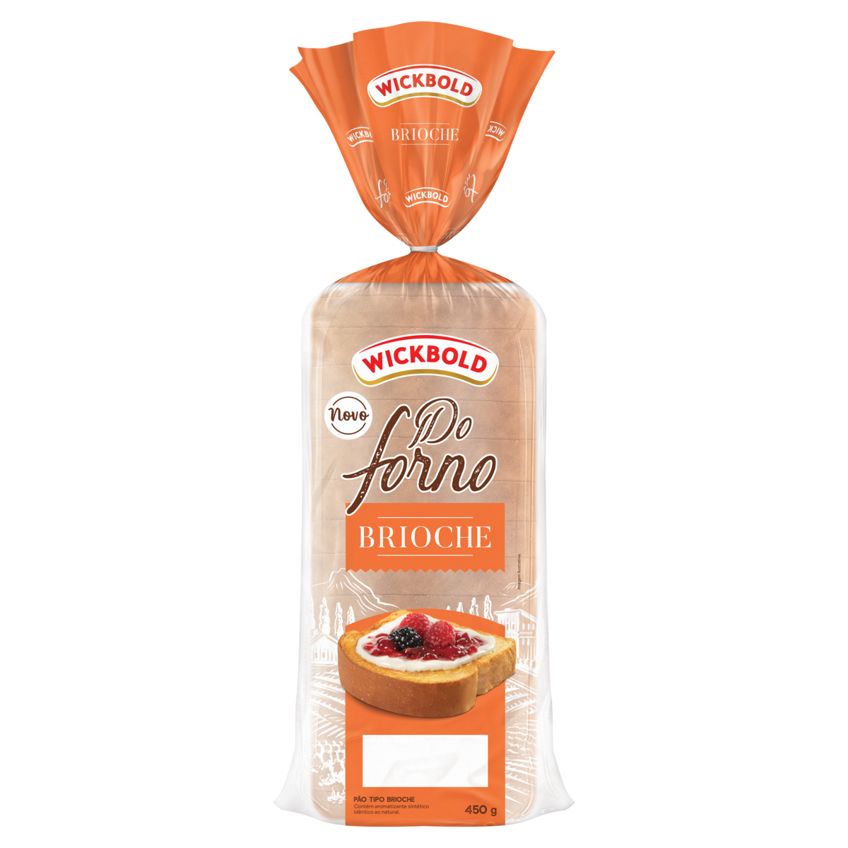 P&atilde;o de Forma Brioche Wickbold Do Forno Pacote 450g