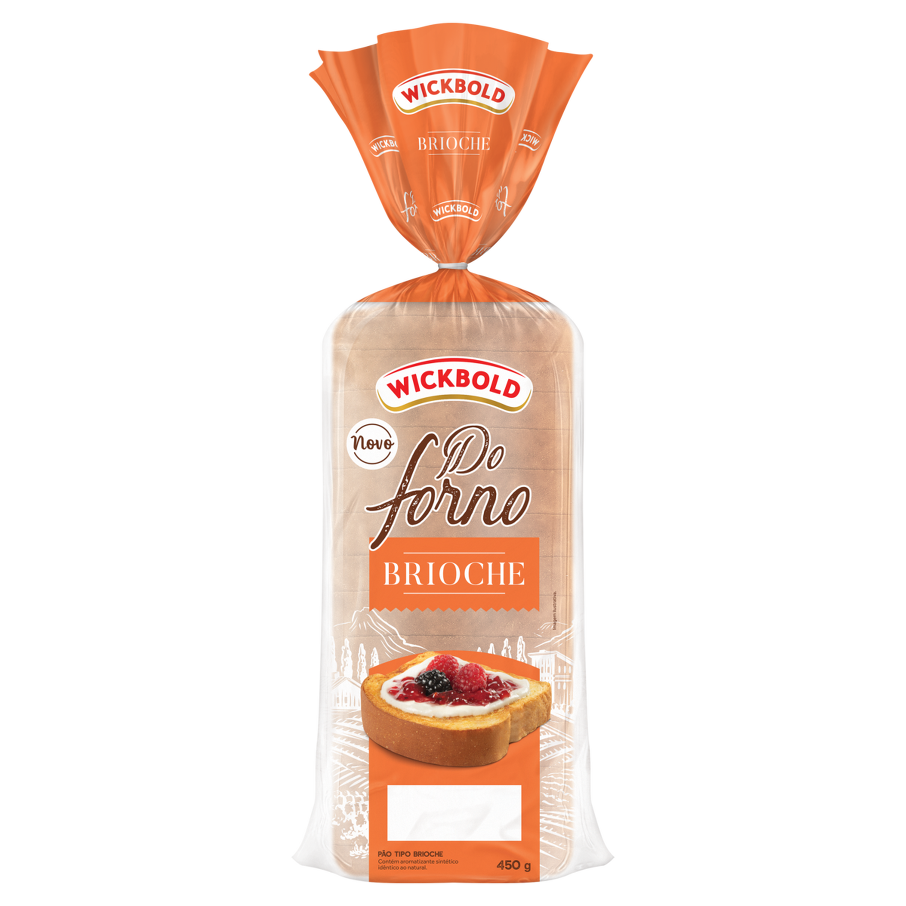 Pão de Forma Brioche Wickbold Do Forno Pacote 450g