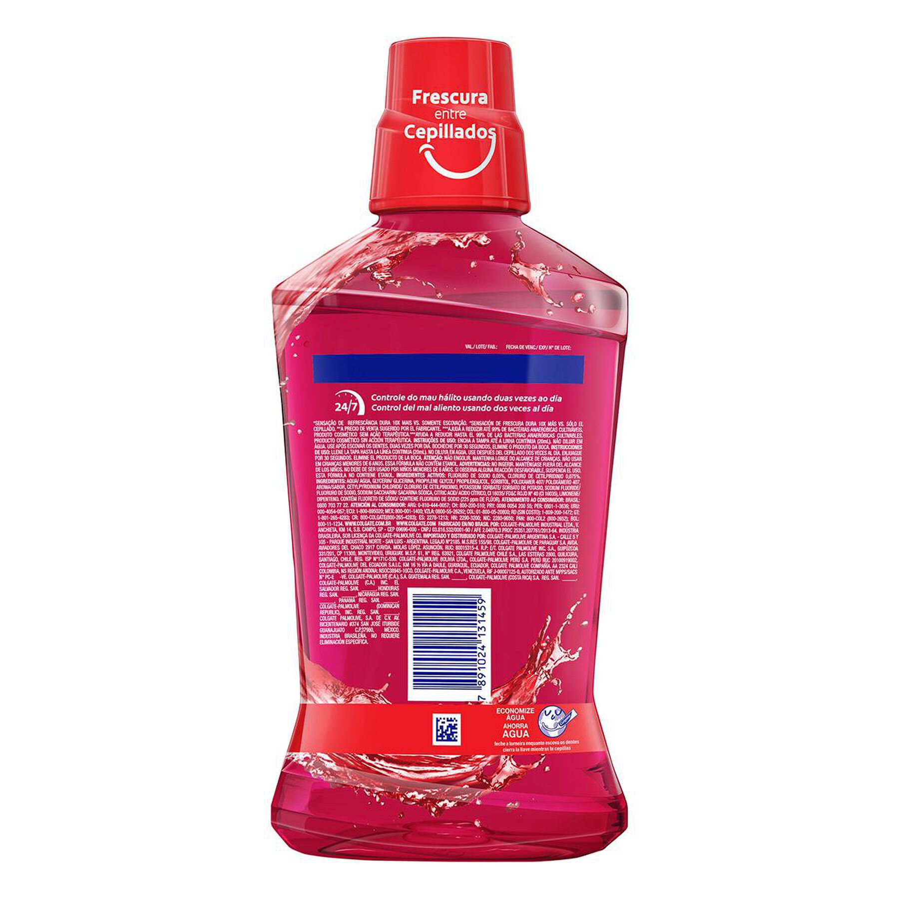 Enxaguante Bucal Anticárie Zero Álcool Classic Colgate Plax Frasco Leve 500ml Pague 350ml