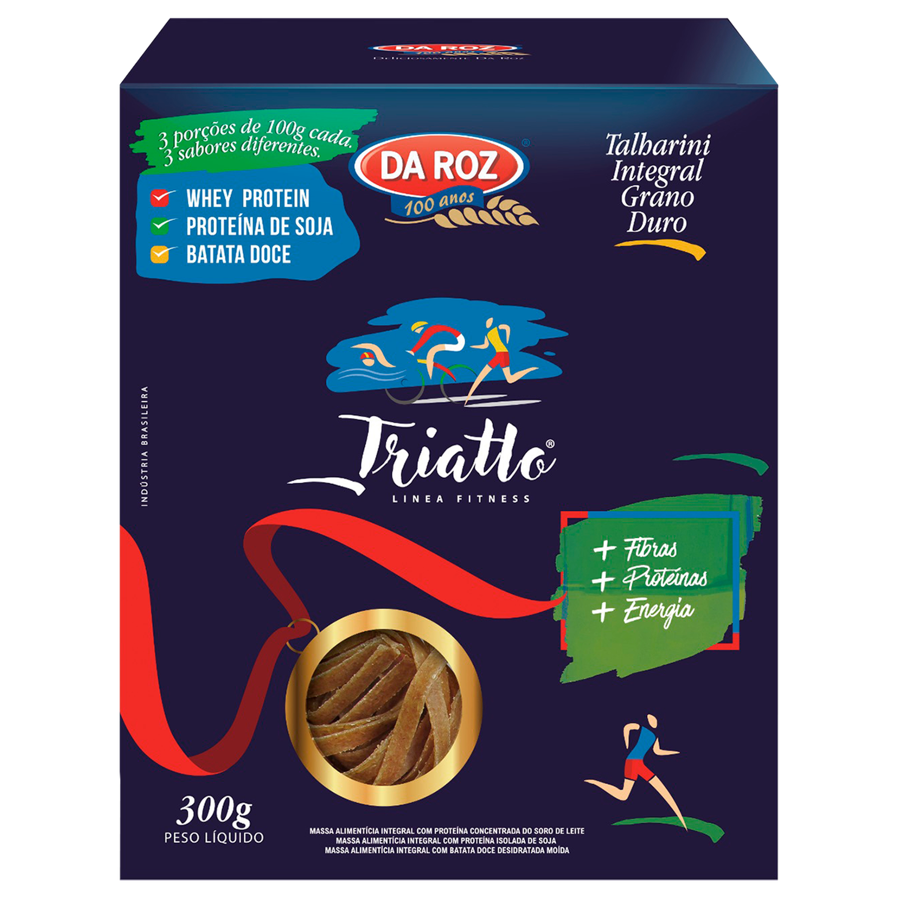 Macarr&atilde;o Integral Triatto Da Roz Caixa 300g