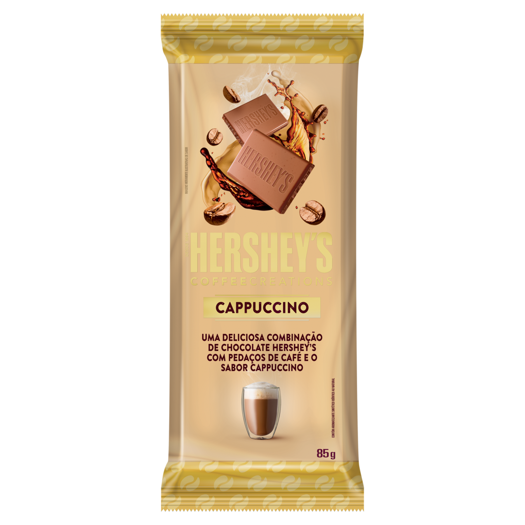 Chocolate Coffee Creations Cappuccino Hershey's Pacote 85g