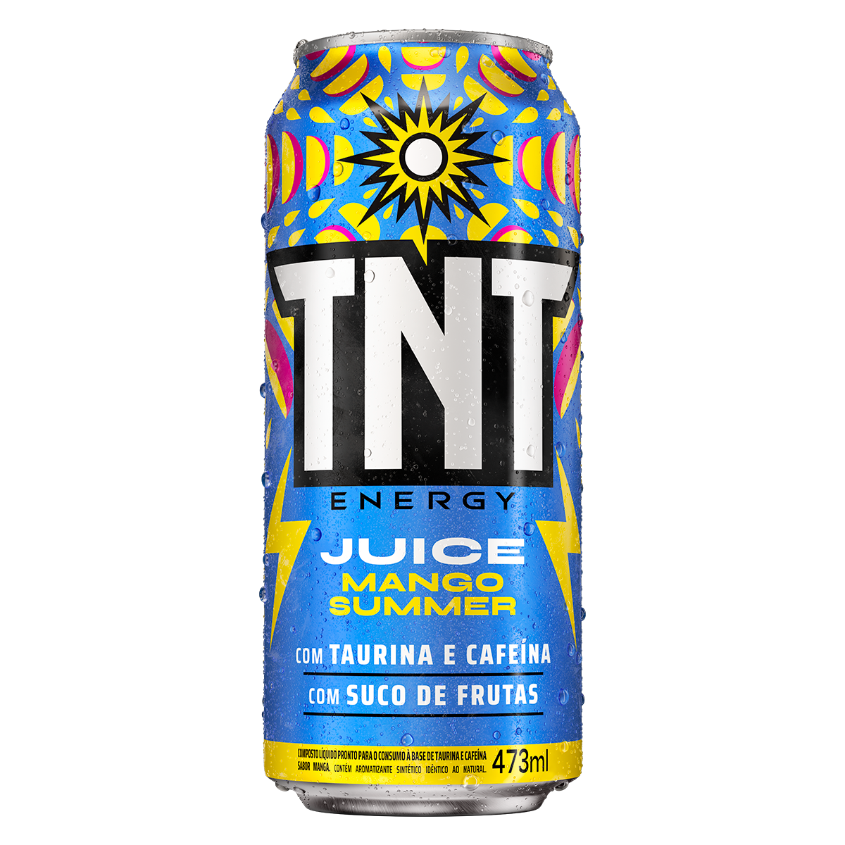 Energ&eacute;tico Juice Mango Summer TNT Lata 473ml