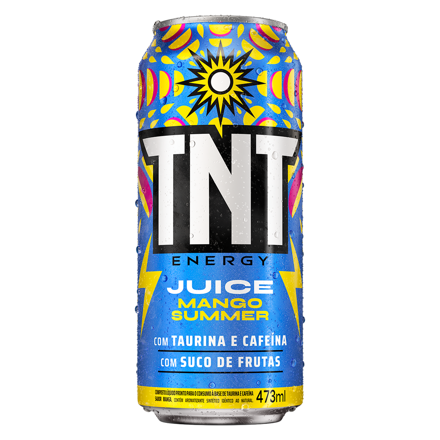 Energ&eacute;tico Juice Mango Summer TNT Lata 473ml