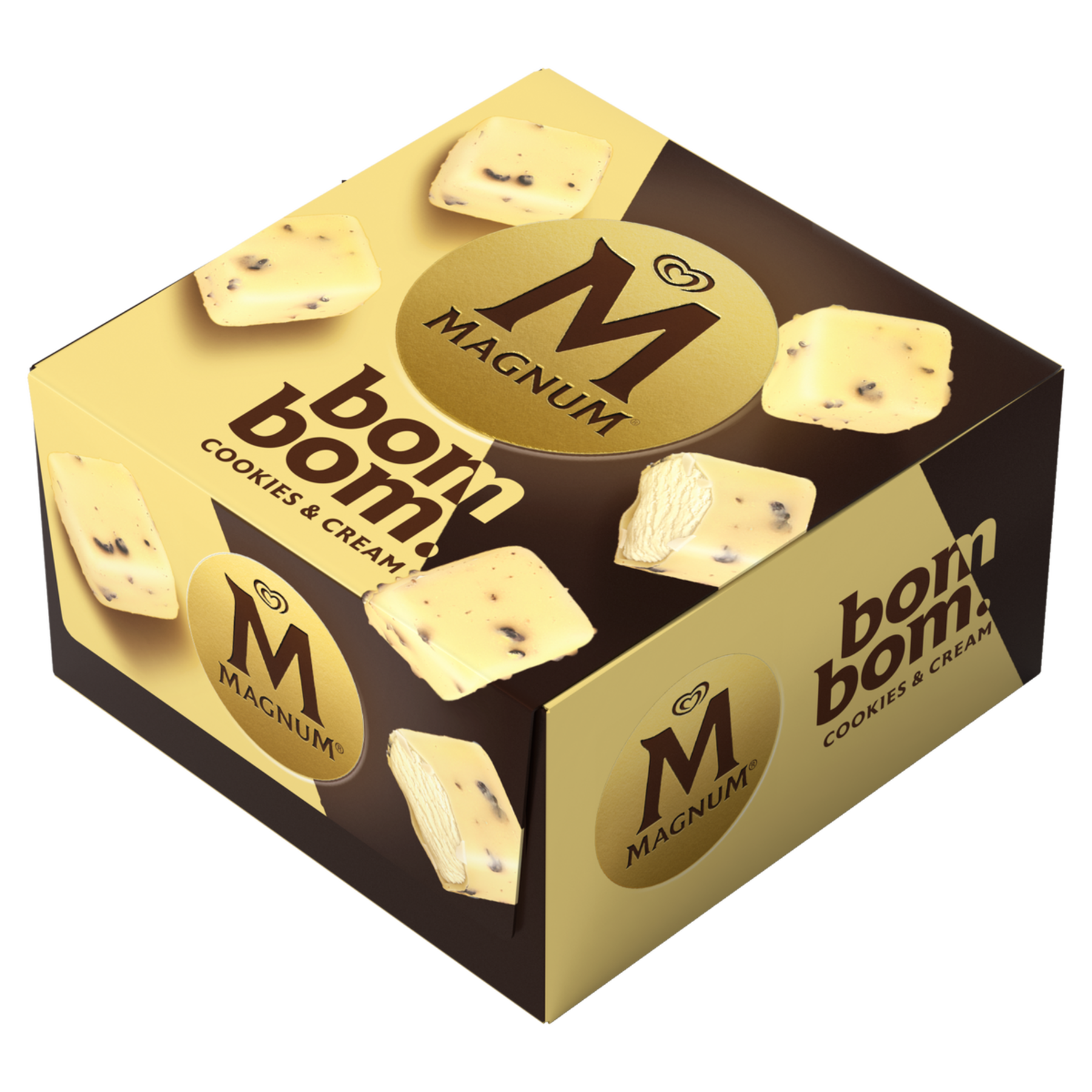 Mini Sorvete Bombom Cookies e Cream Magnum Caixa 104g