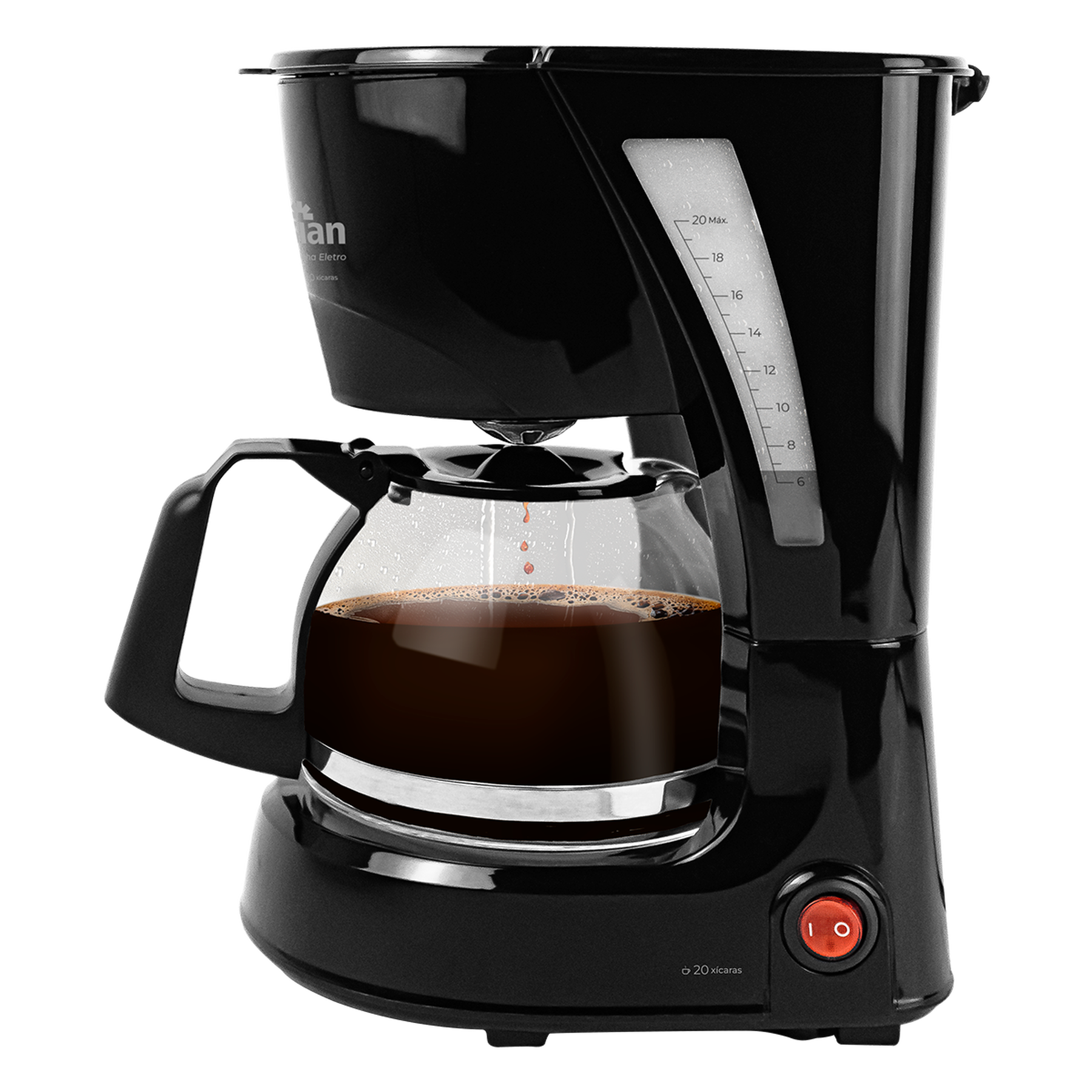 Cafeteira El&eacute;trica Preta Kian 127V