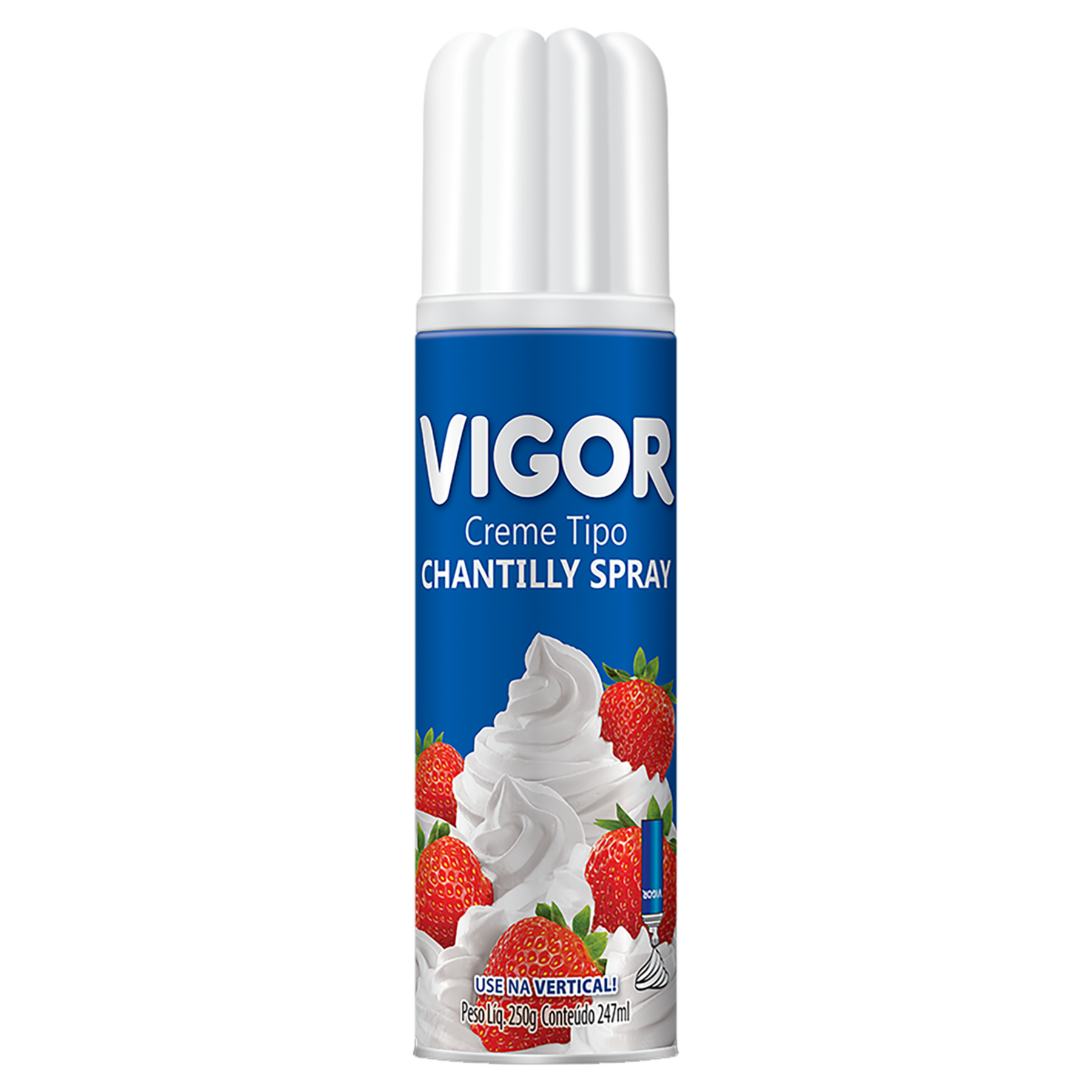 Creme Chantilly Spray Vigor Frasco 250g