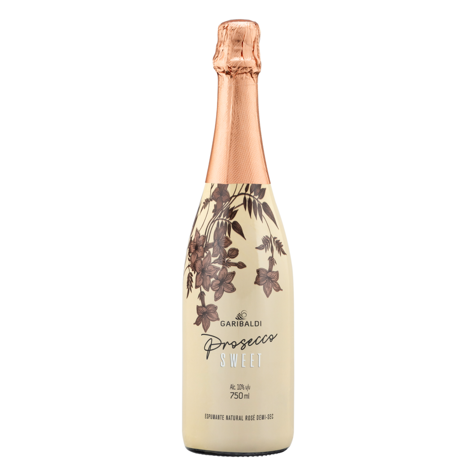 Espumante Rosé Demi-Sec Prosecco Serra Garibaldi Garrafa 750ml