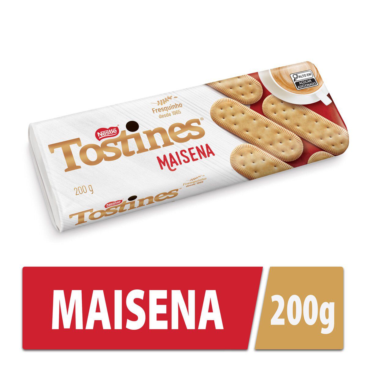 Biscoito Maizena Nestl&eacute; Tostines Pacote 200g