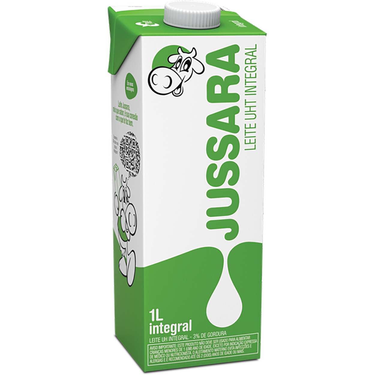 Leite UHT Integral Jussara Caixa 1l&nbsp;