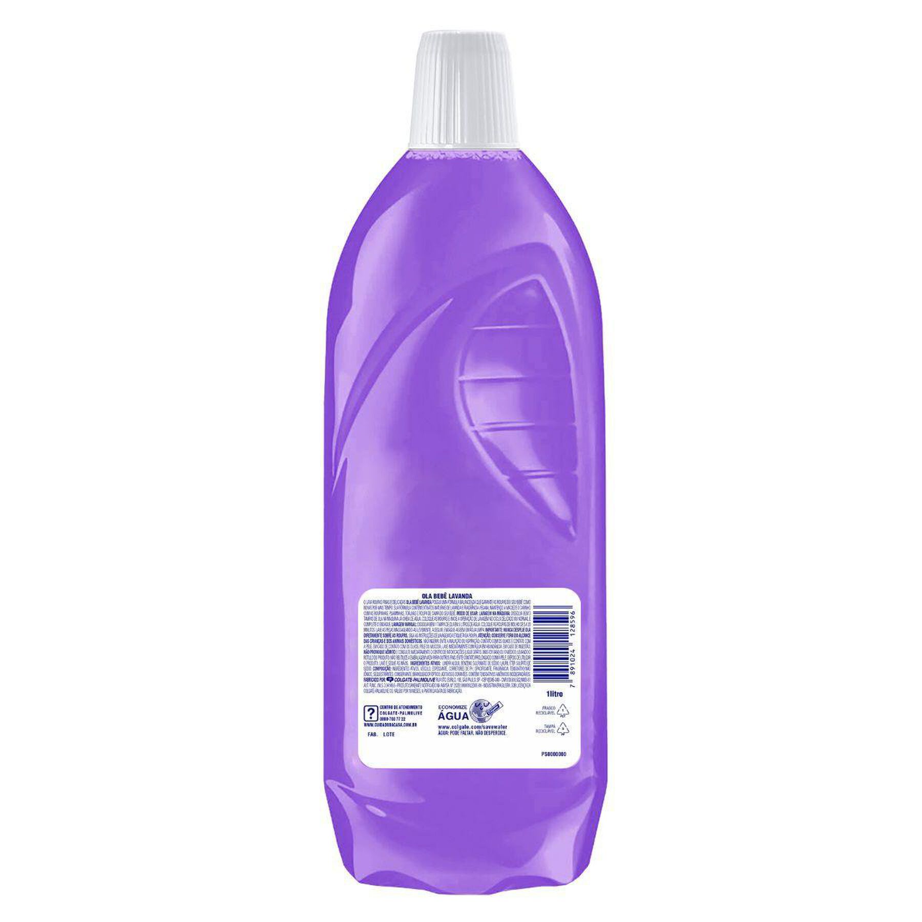 Sabão Líquido Bebê Lavanda Ola Frasco 1l
