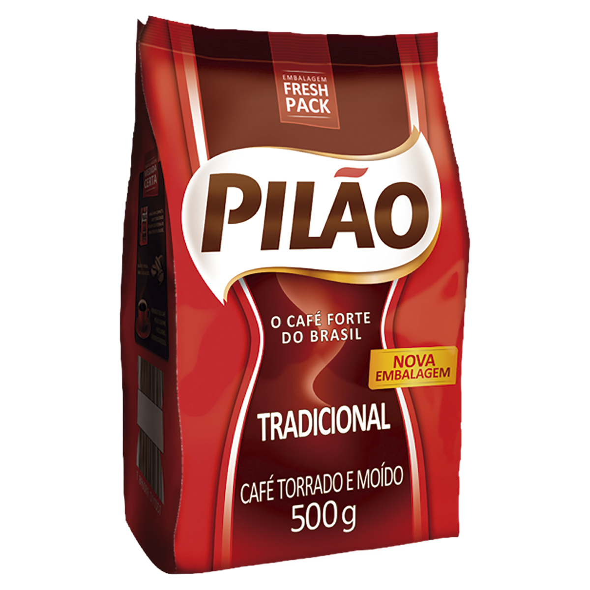 Caf&eacute; Torrado e Mo&iacute;do Tradicional Pil&atilde;o Pacote Fresh Pack 500g