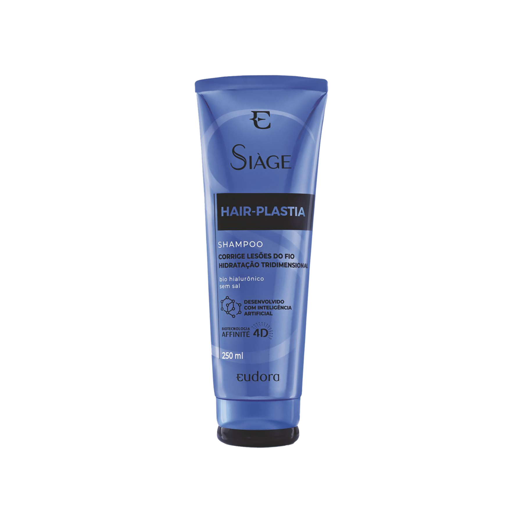 Shampoo  Si&agrave;ge Hair-Plastia Eudora Bisnaga 250ml